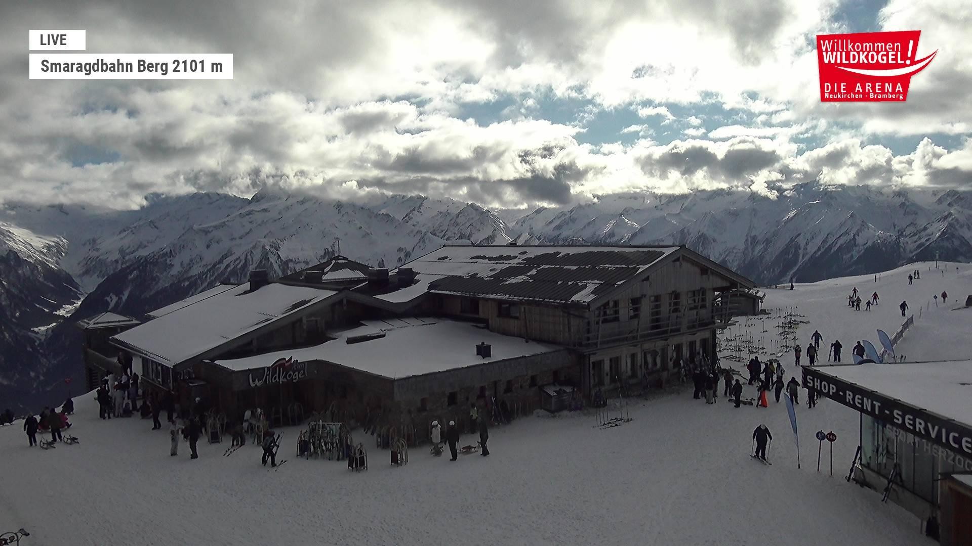 Archiv Foto Webcam Bergstation Smaragdbahn (Wildkogel-Arena)