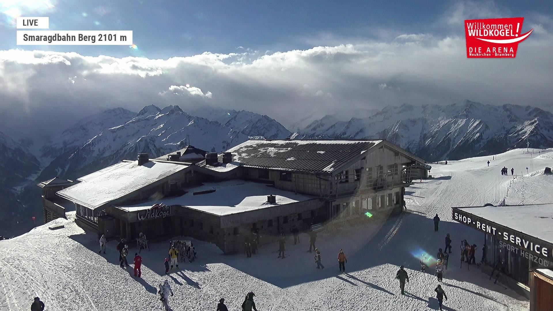 Archiv Foto Webcam Bergstation Smaragdbahn (Wildkogel-Arena)