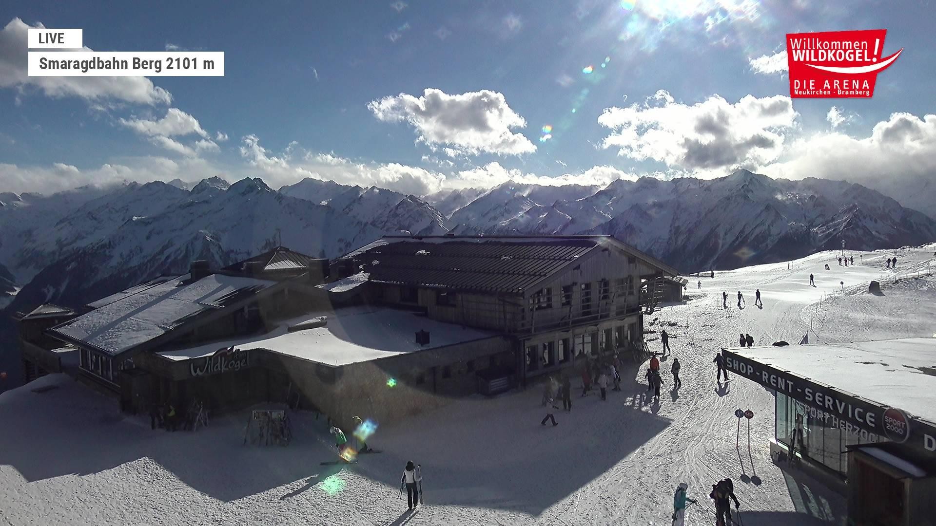 Archiv Foto Webcam Bergstation Smaragdbahn (Wildkogel-Arena)