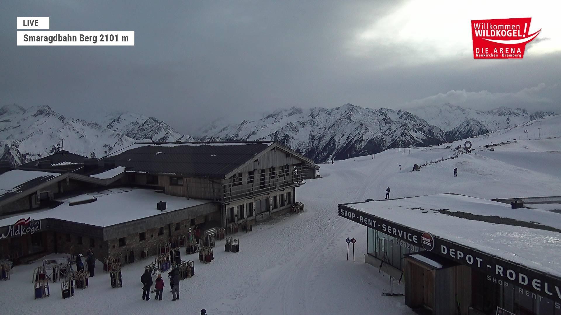 Archiv Foto Webcam Bergstation Smaragdbahn (Wildkogel-Arena)