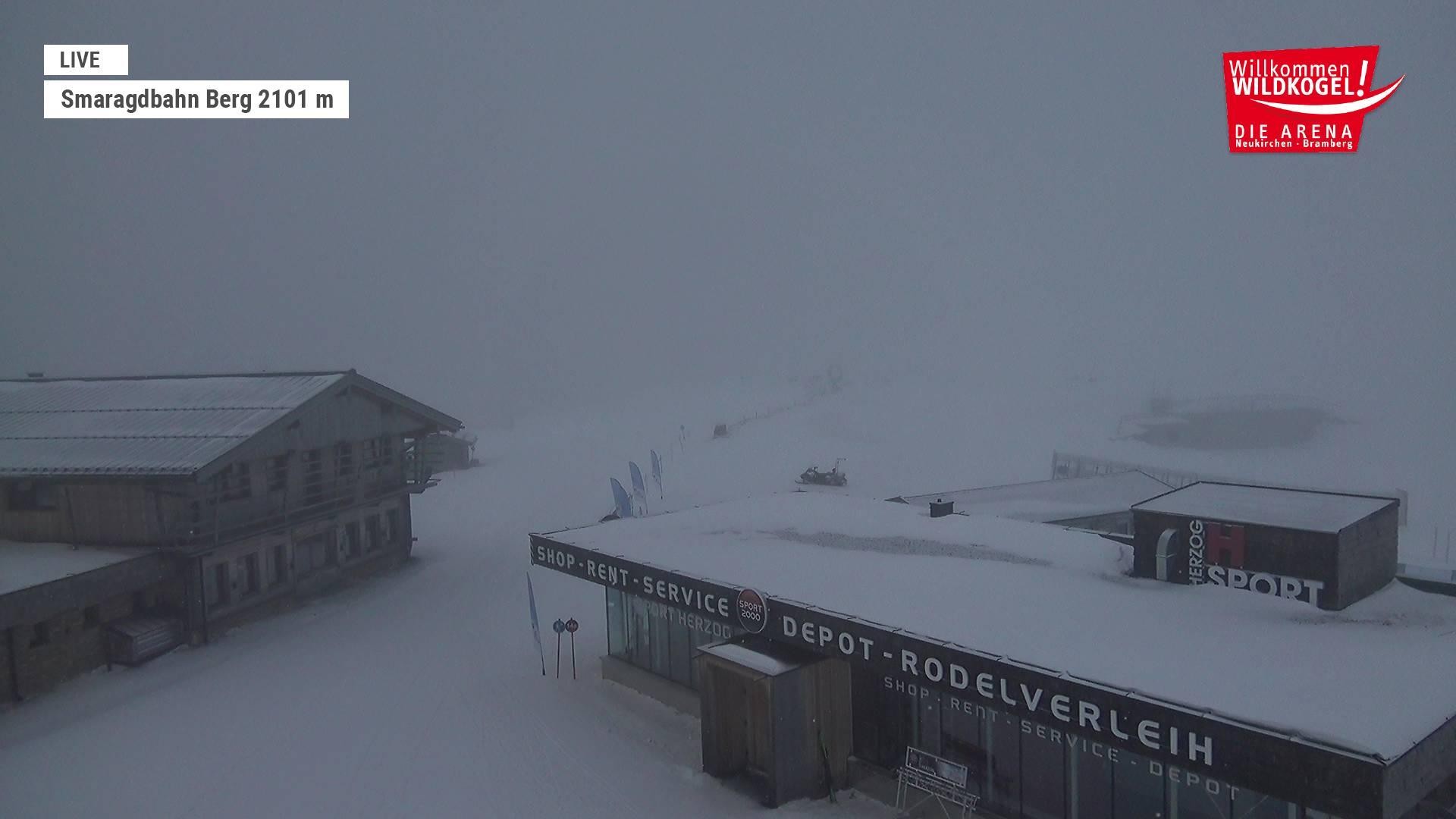 Archiv Foto Webcam Bergstation Smaragdbahn (Wildkogel-Arena)