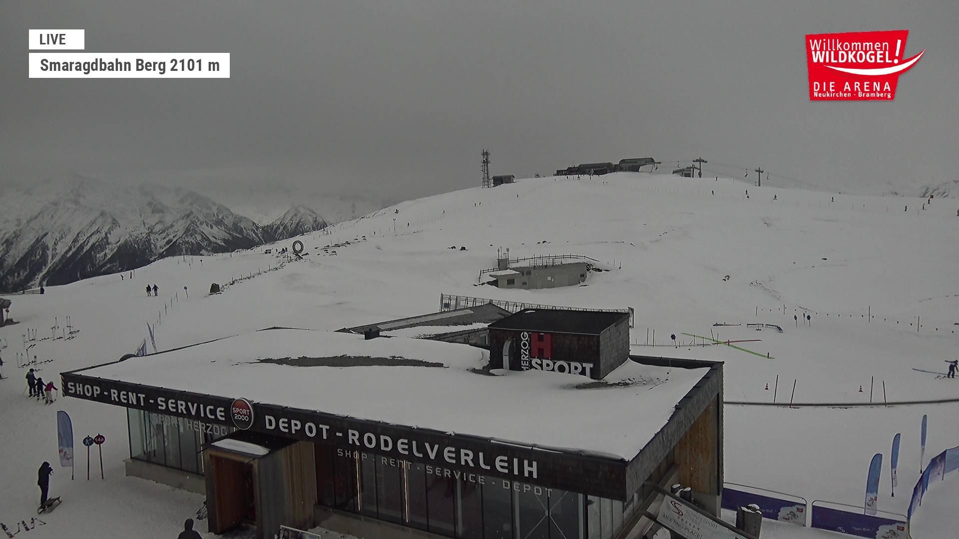 Archiv Foto Webcam Bergstation Smaragdbahn (Wildkogel-Arena)