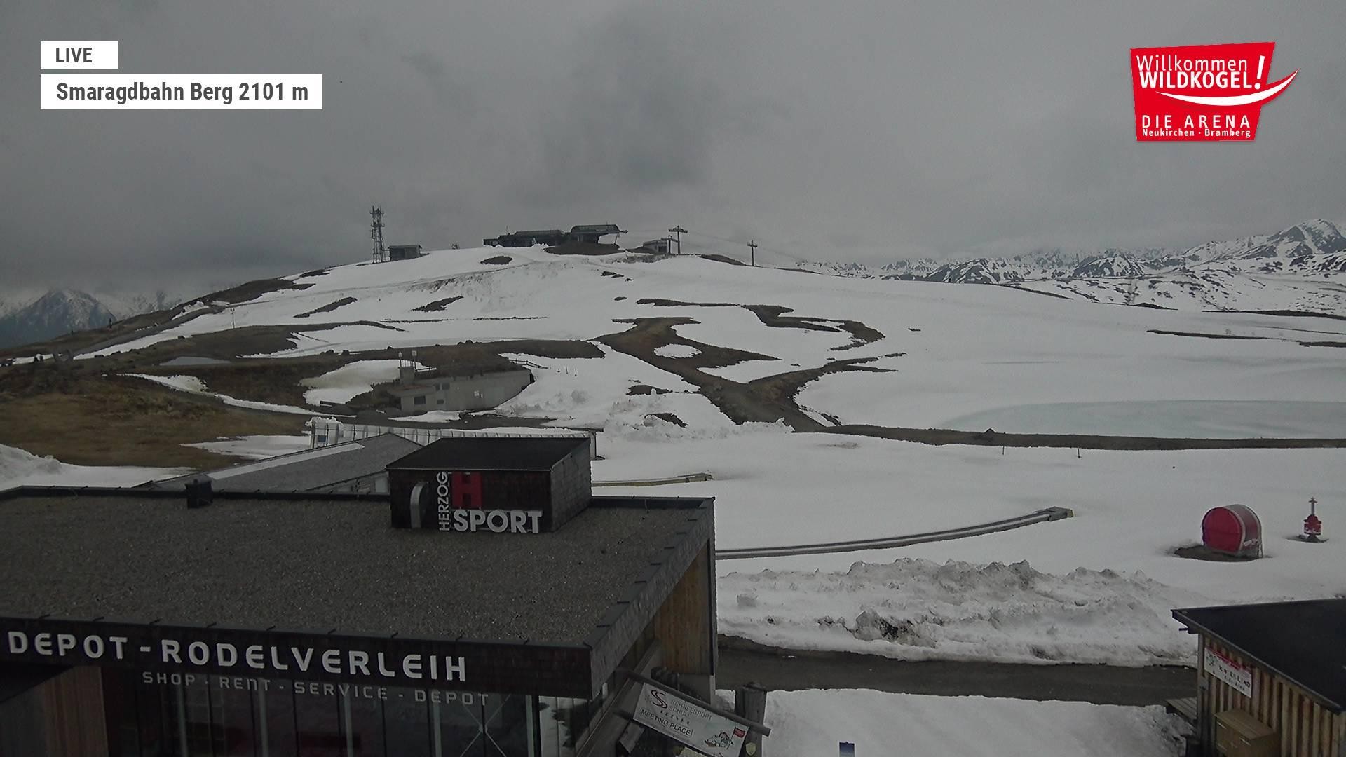 Archiv Foto Webcam Bergstation Smaragdbahn (Wildkogel-Arena)