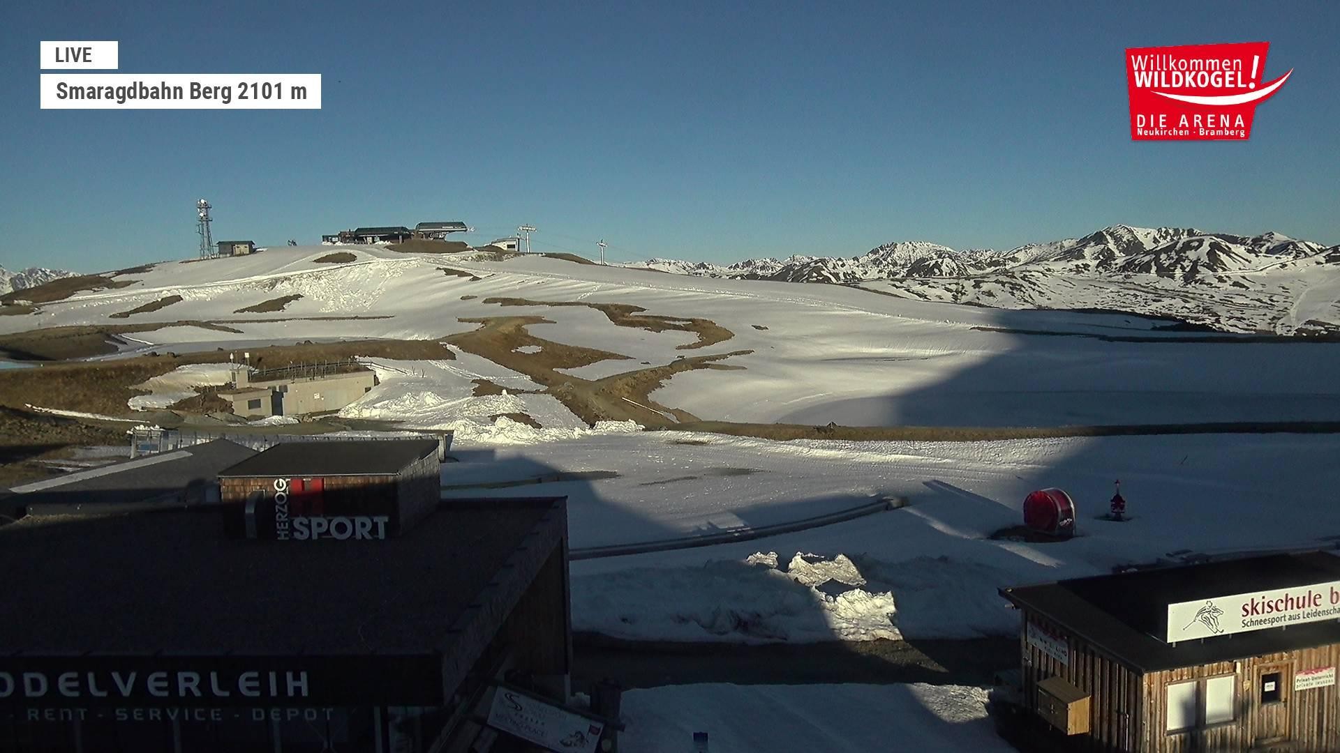 Archiv Foto Webcam Bergstation Smaragdbahn (Wildkogel-Arena)