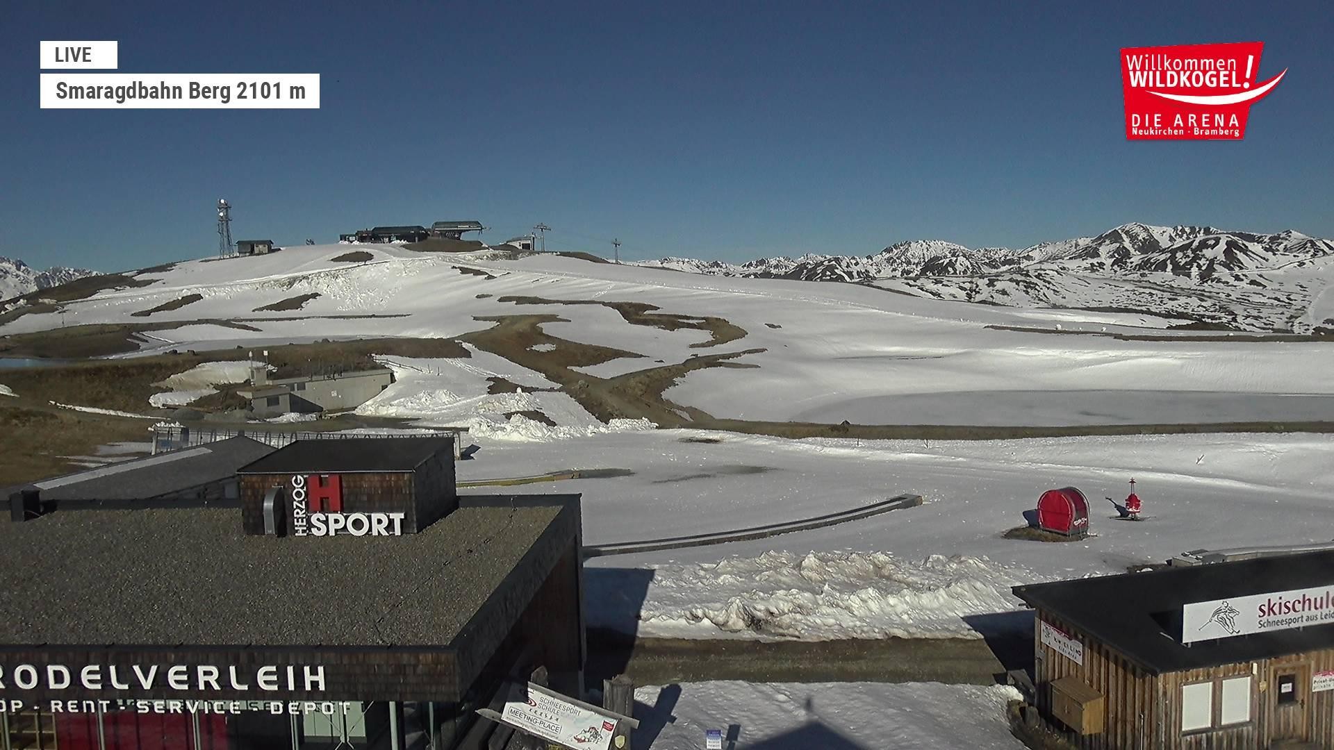 Archiv Foto Webcam Bergstation Smaragdbahn (Wildkogel-Arena)