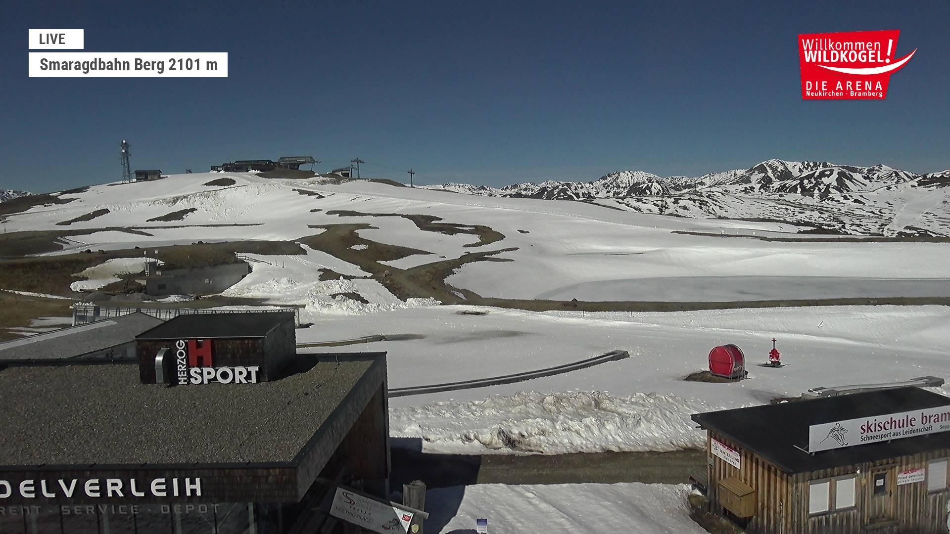 Archiv Foto Webcam Bergstation Smaragdbahn (Wildkogel-Arena)
