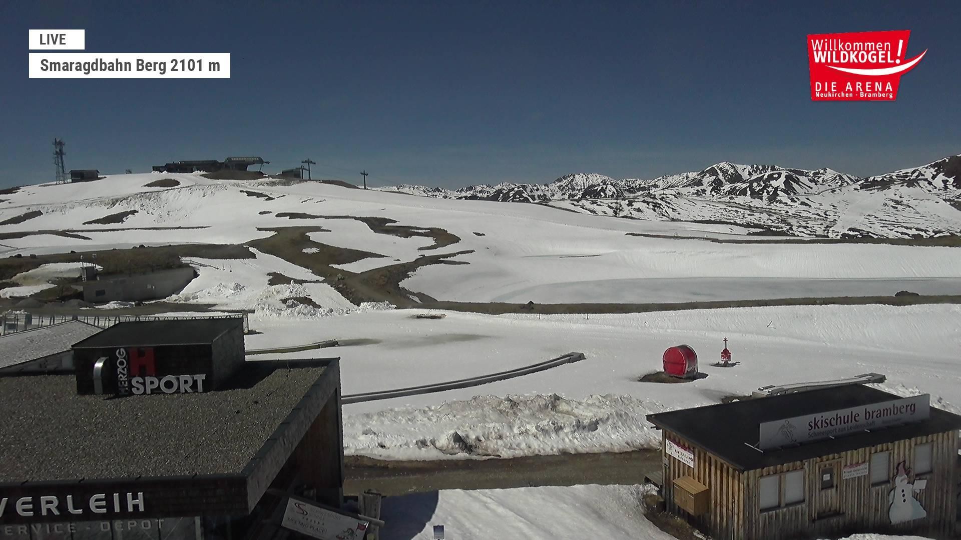 Archiv Foto Webcam Bergstation Smaragdbahn (Wildkogel-Arena)