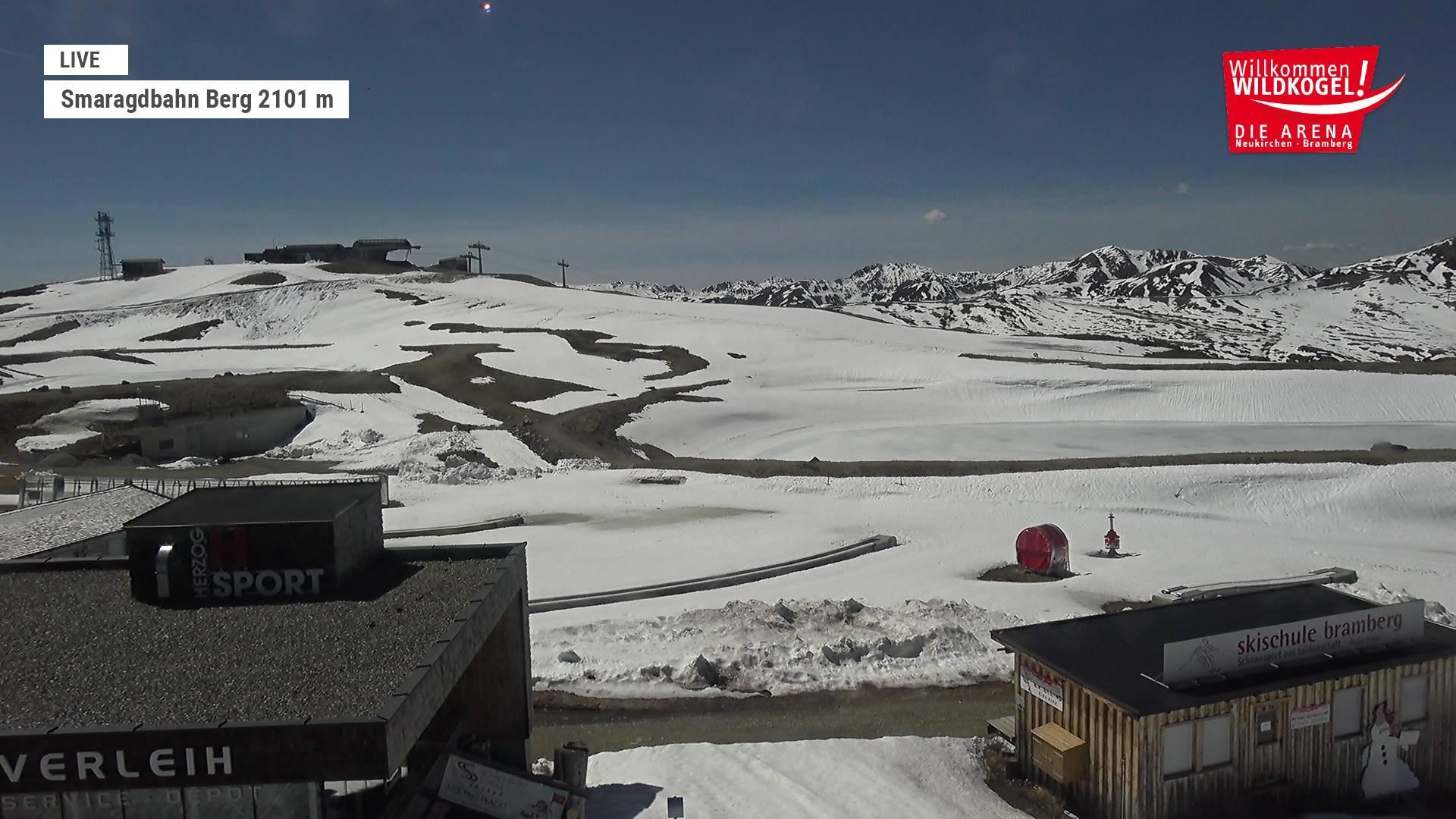 Archiv Foto Webcam Bergstation Smaragdbahn (Wildkogel-Arena)