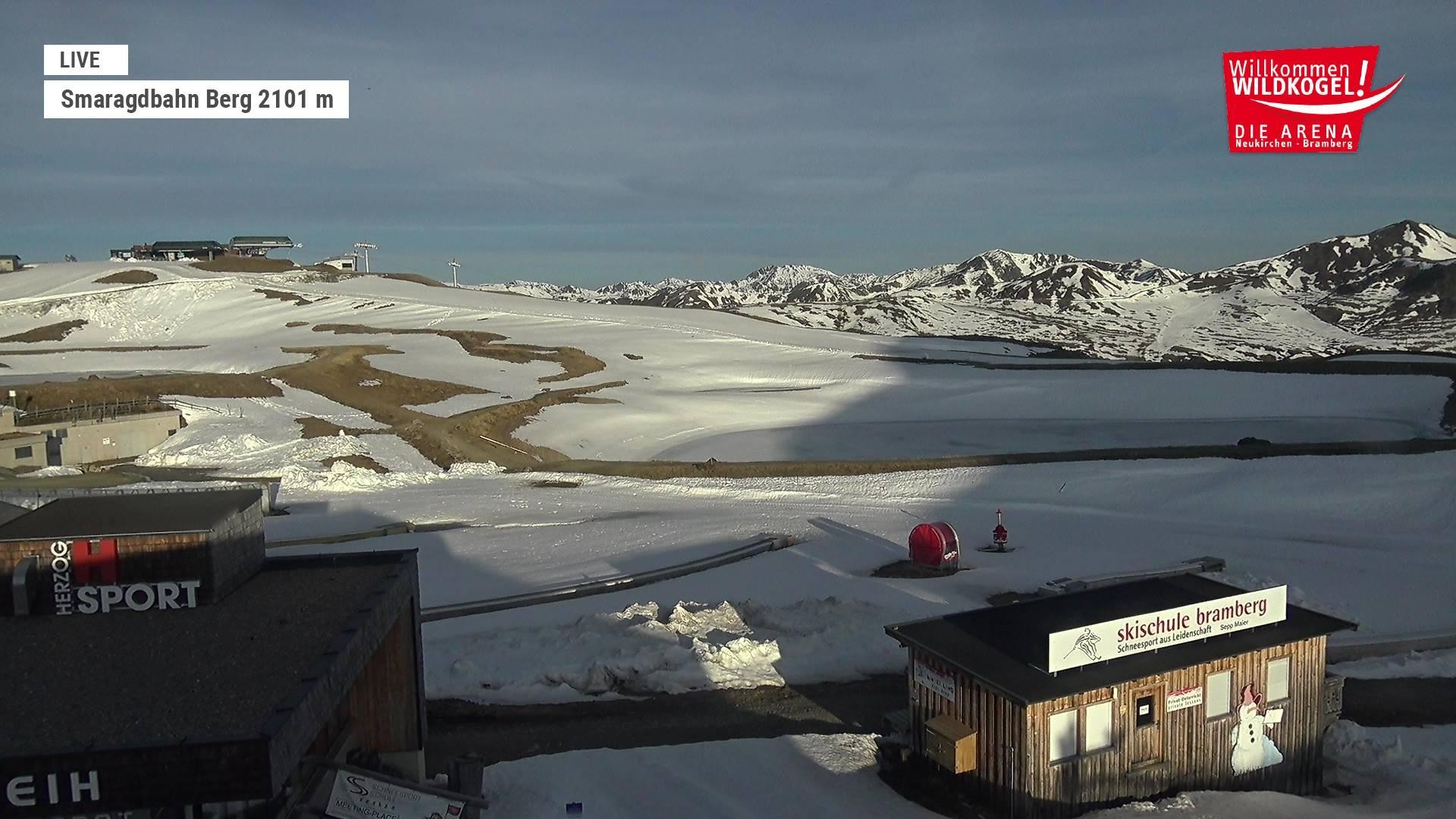 Archiv Foto Webcam Bergstation Smaragdbahn (Wildkogel-Arena)