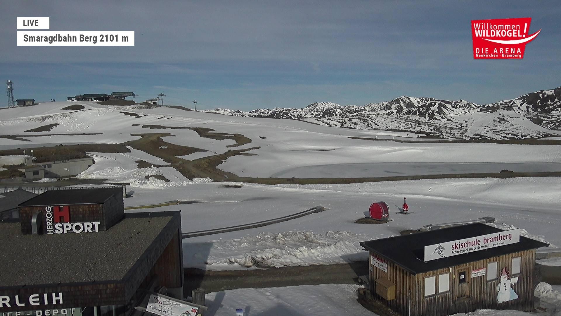 Archiv Foto Webcam Bergstation Smaragdbahn (Wildkogel-Arena)