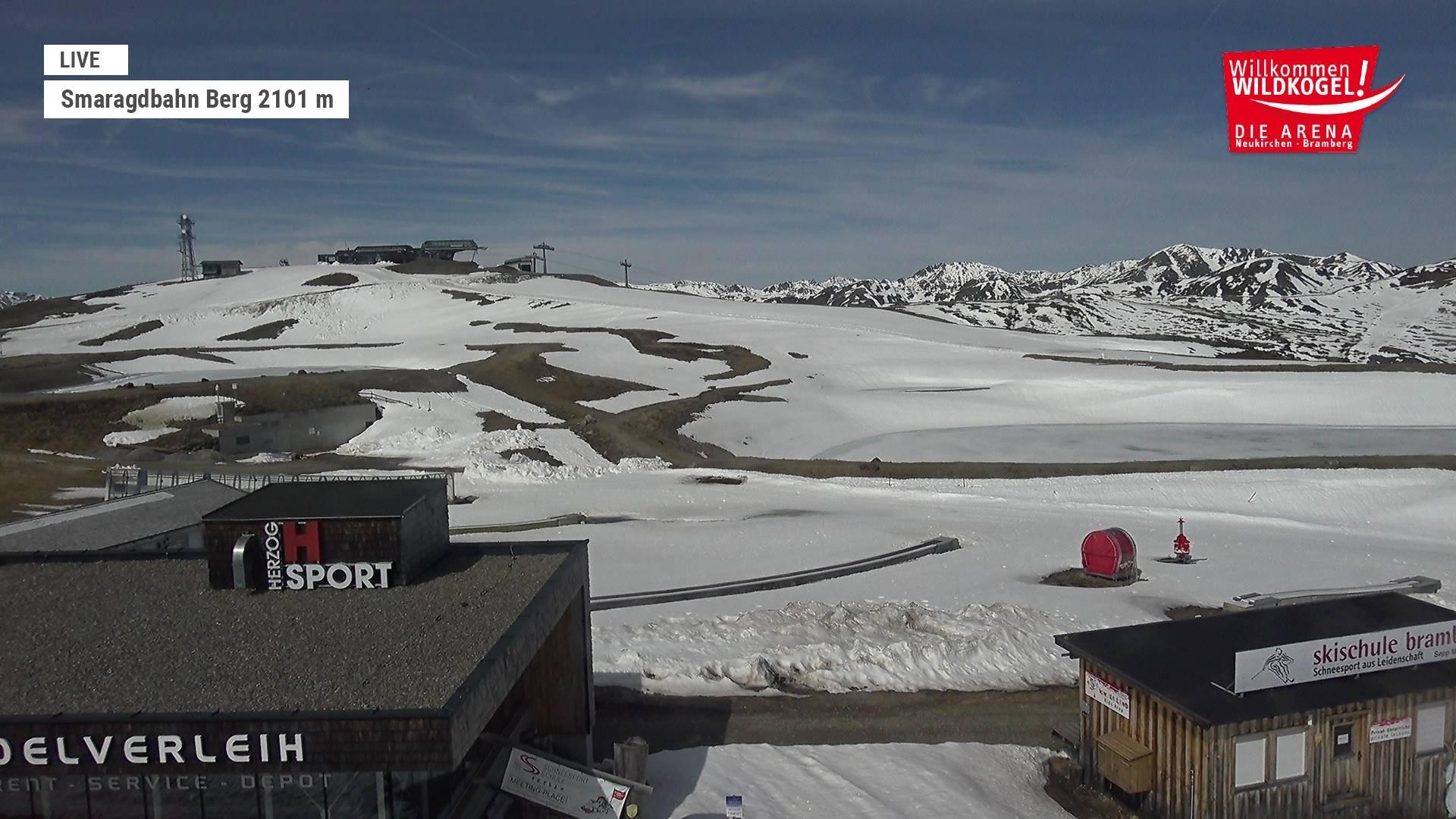 Archiv Foto Webcam Bergstation Smaragdbahn (Wildkogel-Arena)