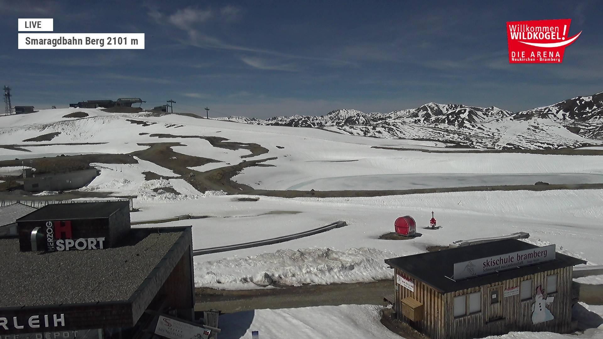 Archiv Foto Webcam Bergstation Smaragdbahn (Wildkogel-Arena)