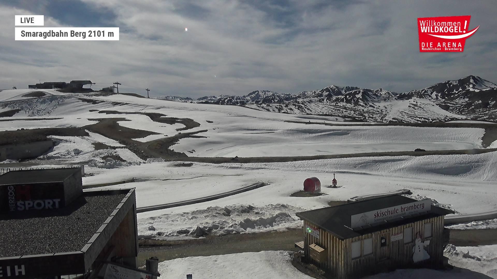 Archiv Foto Webcam Bergstation Smaragdbahn (Wildkogel-Arena)