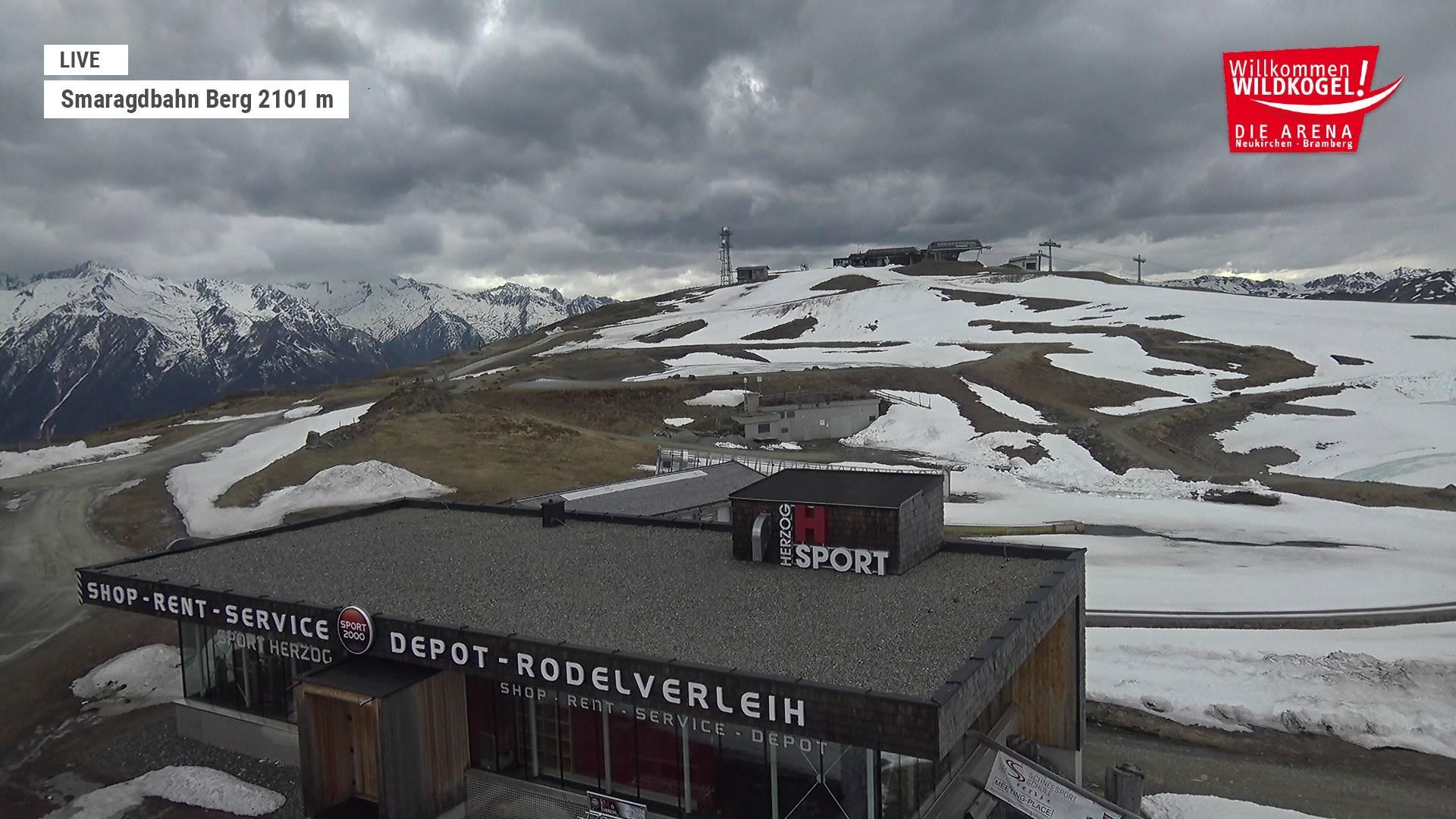 Archiv Foto Webcam Bergstation Smaragdbahn (Wildkogel-Arena)