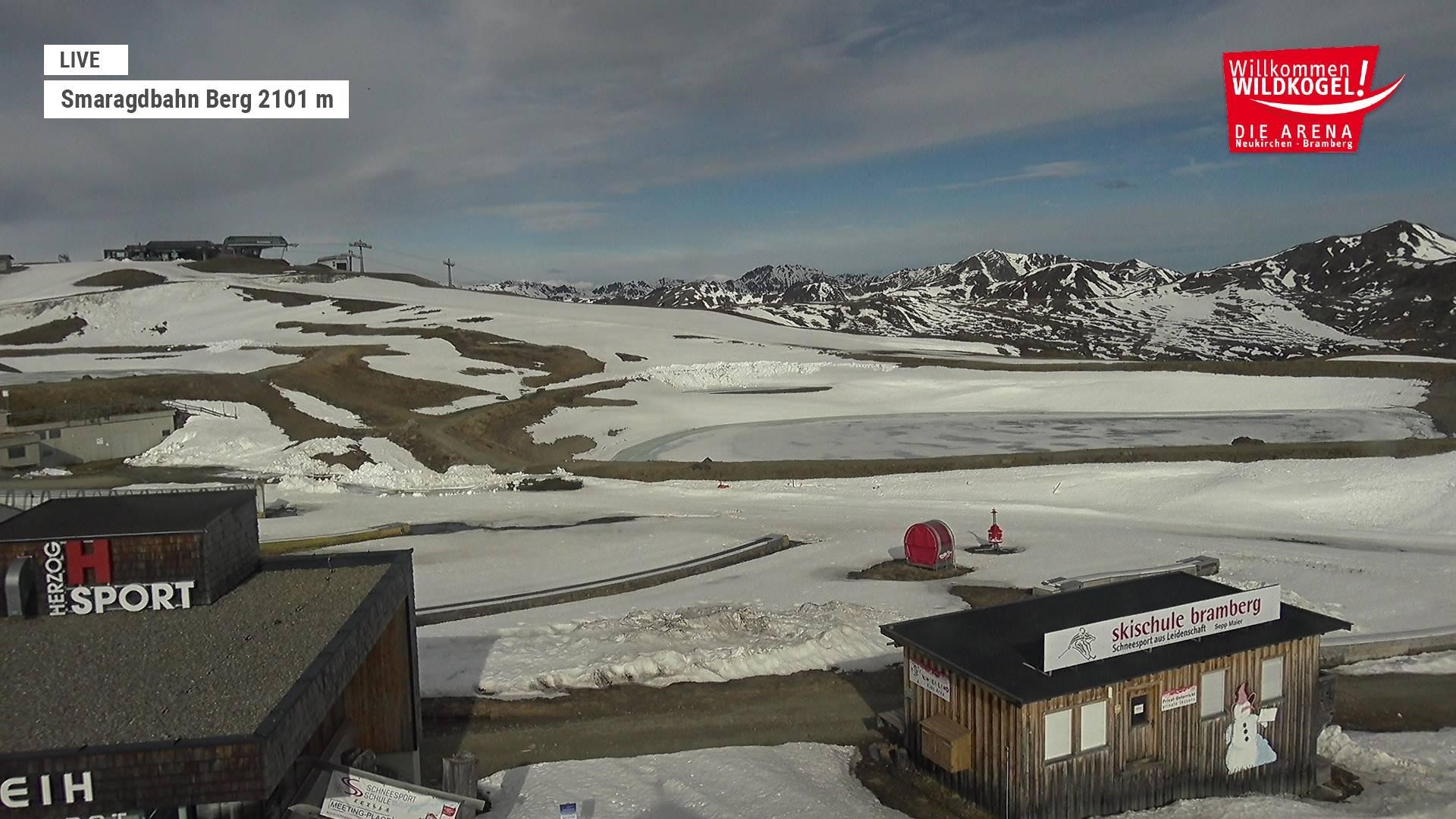 Archiv Foto Webcam Bergstation Smaragdbahn (Wildkogel-Arena)