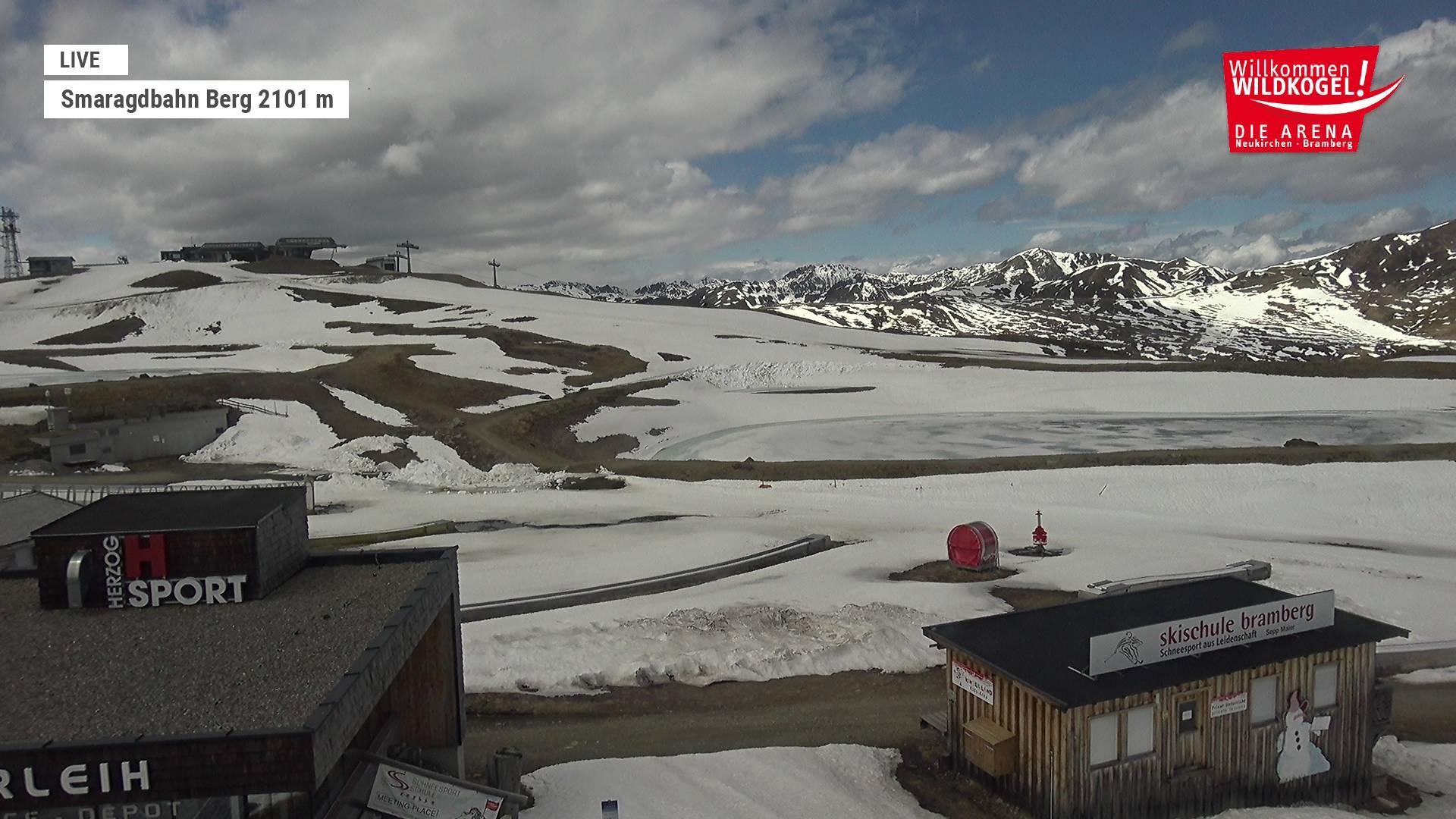 Archiv Foto Webcam Bergstation Smaragdbahn (Wildkogel-Arena)