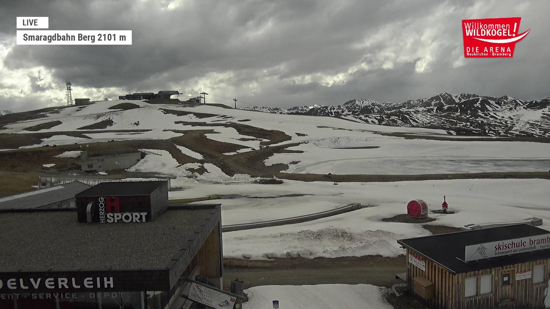 Archiv Foto Webcam Bergstation Smaragdbahn (Wildkogel-Arena)