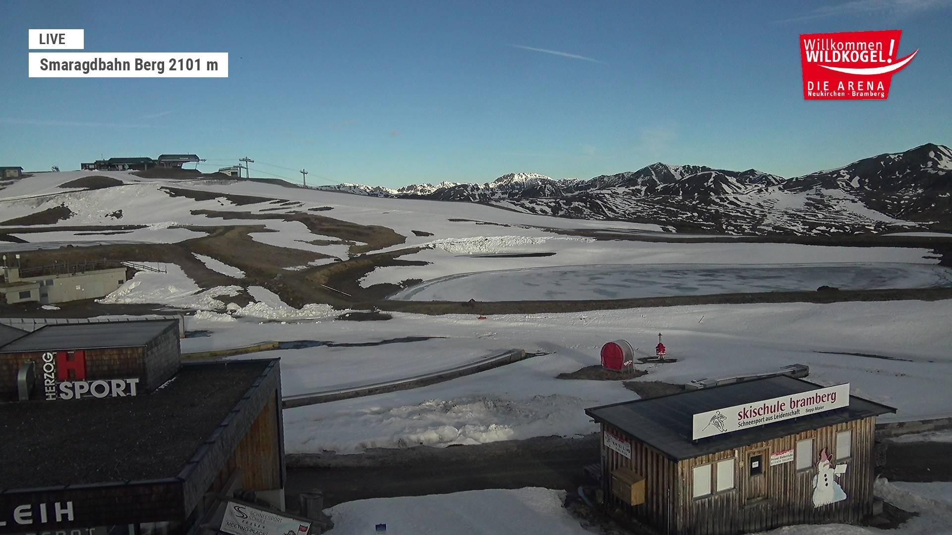 Archiv Foto Webcam Bergstation Smaragdbahn (Wildkogel-Arena)