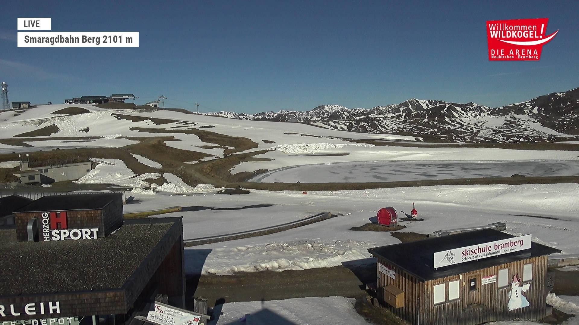Archiv Foto Webcam Bergstation Smaragdbahn (Wildkogel-Arena)