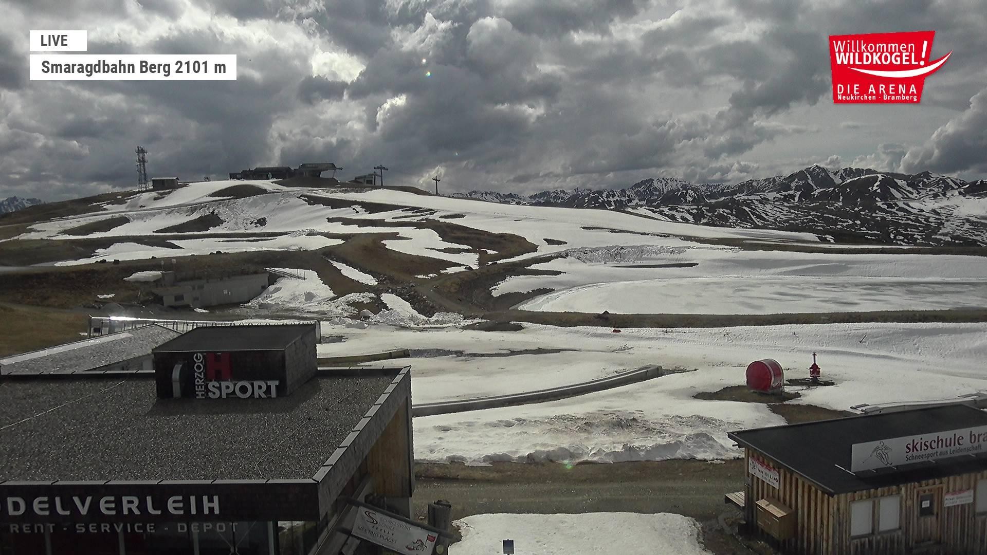 Archiv Foto Webcam Bergstation Smaragdbahn (Wildkogel-Arena)