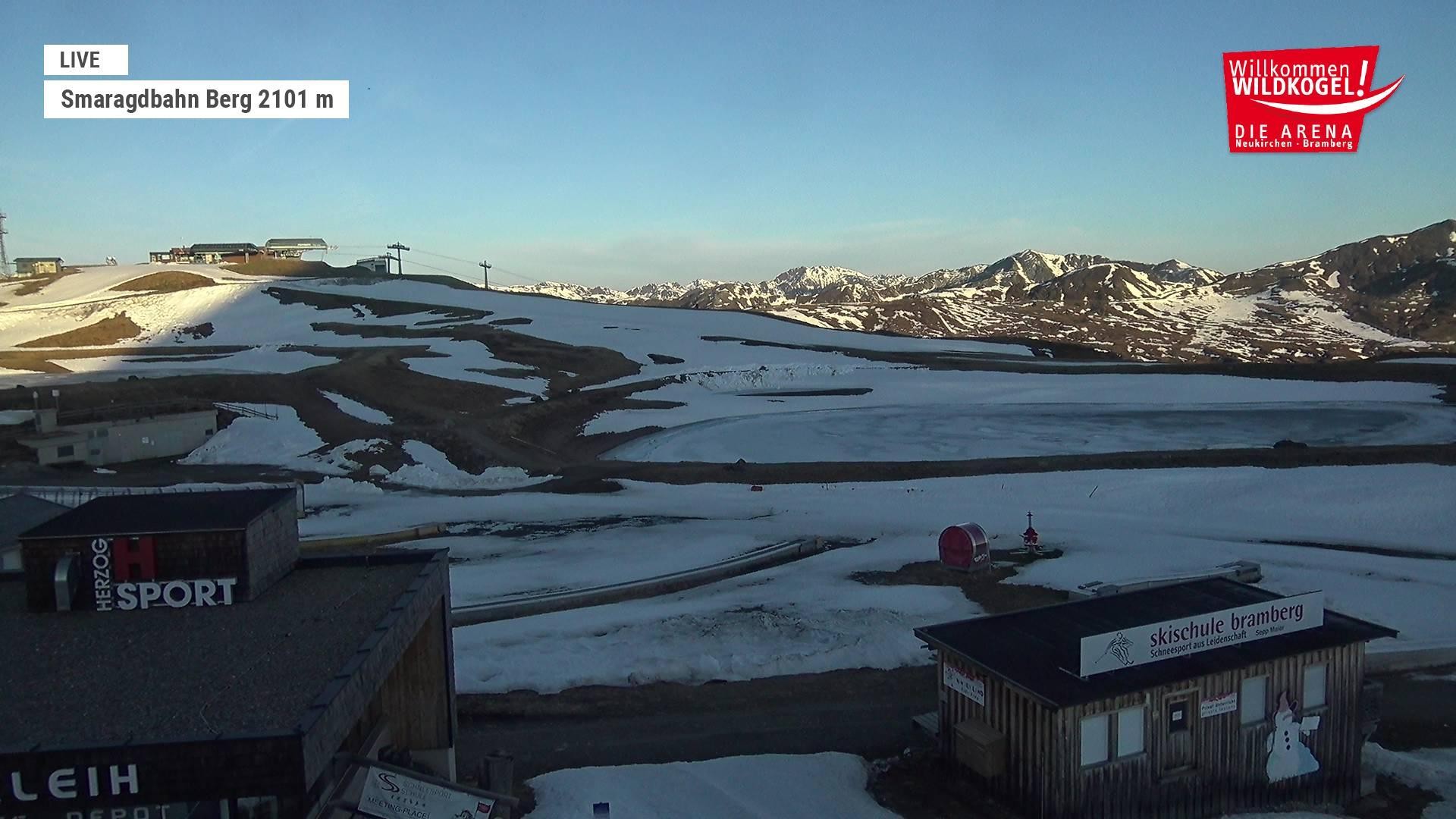 Archiv Foto Webcam Bergstation Smaragdbahn (Wildkogel-Arena)