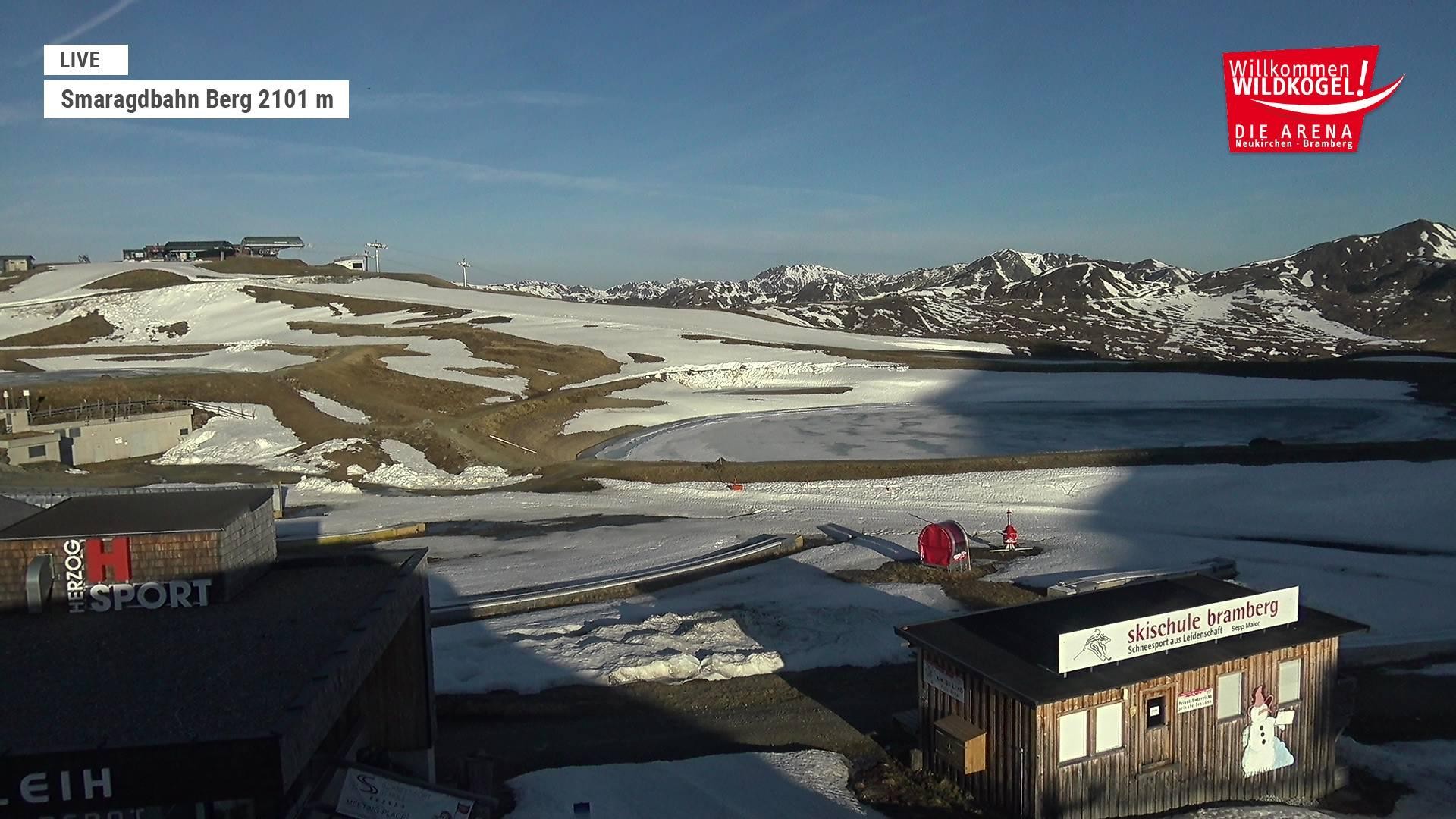 Archiv Foto Webcam Bergstation Smaragdbahn (Wildkogel-Arena)