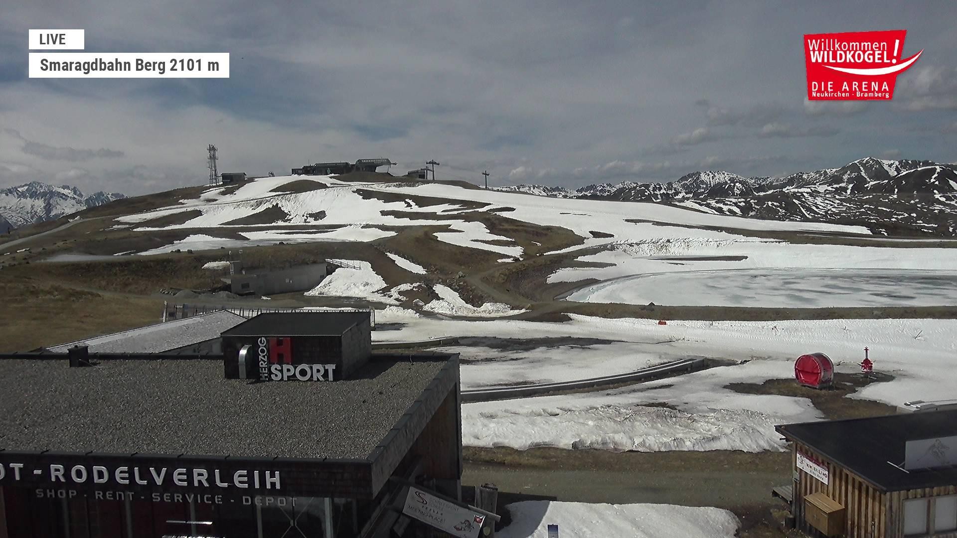 Archiv Foto Webcam Bergstation Smaragdbahn (Wildkogel-Arena)
