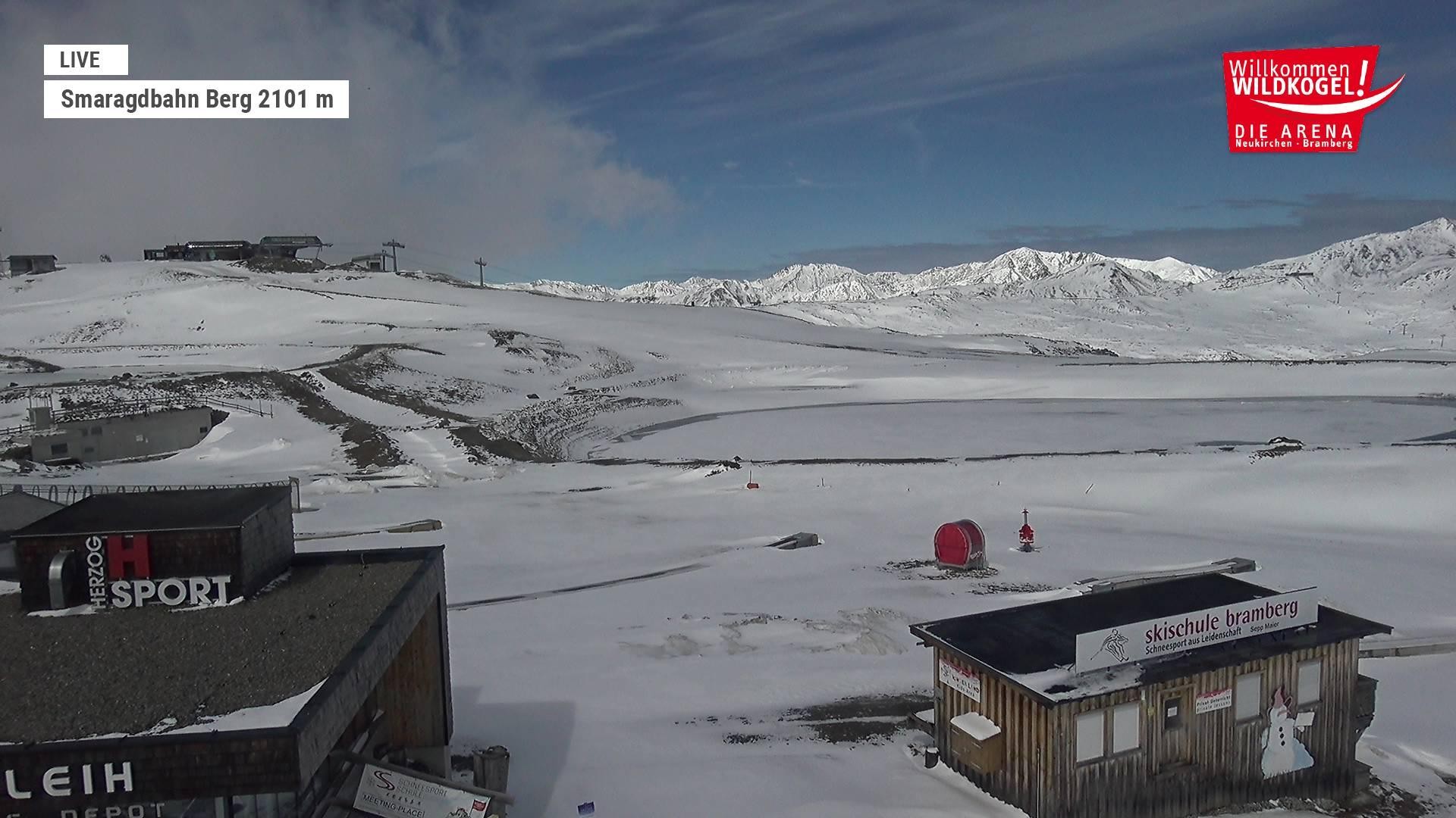 Archiv Foto Webcam Bergstation Smaragdbahn (Wildkogel-Arena)