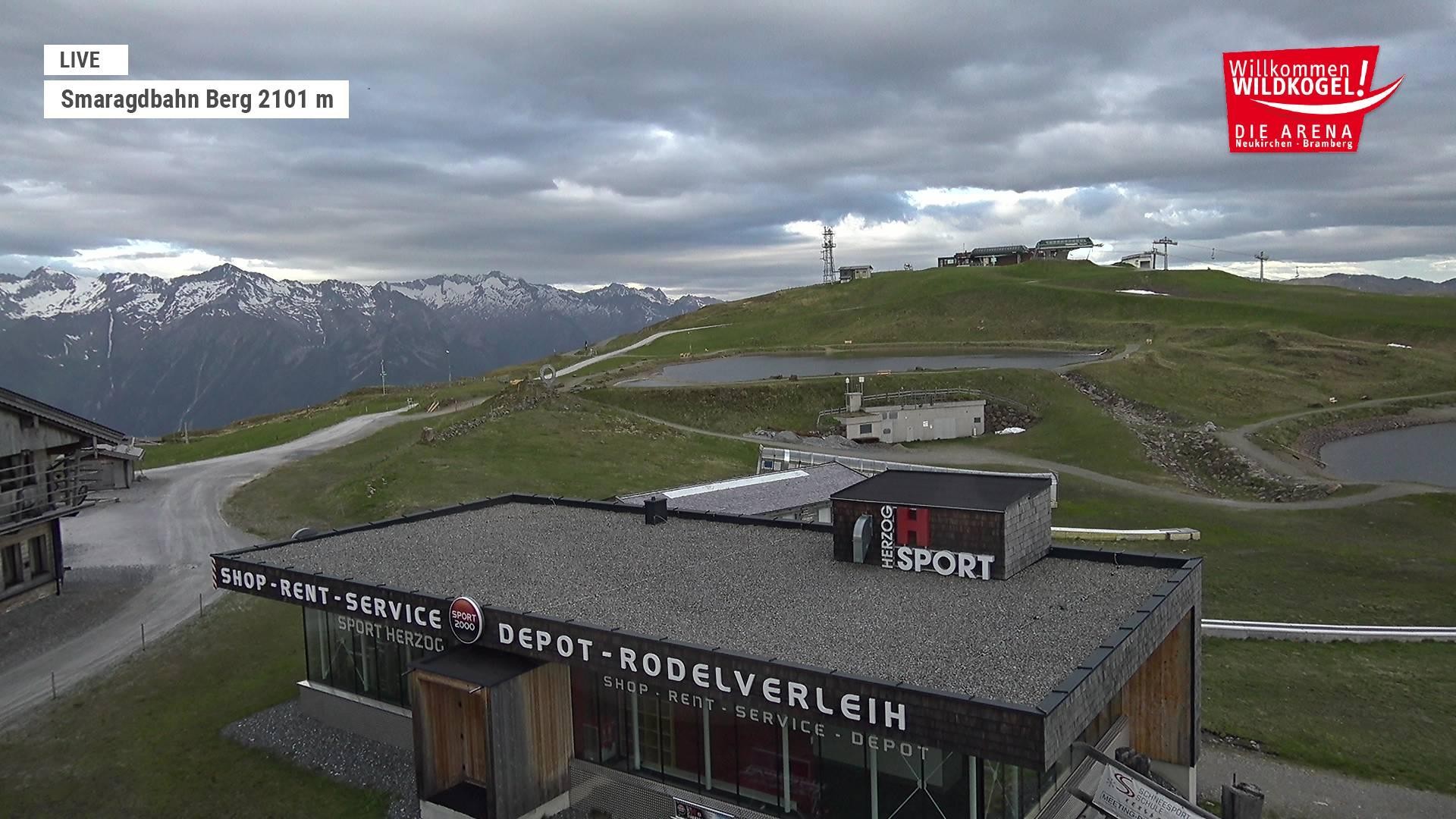 Archiv Foto Webcam Bergstation Smaragdbahn (Wildkogel-Arena)