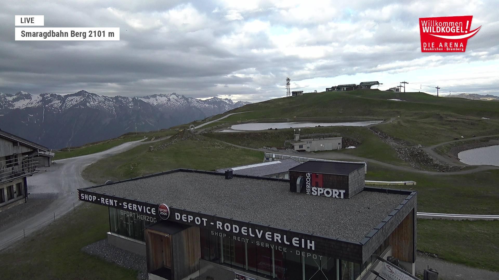 Archiv Foto Webcam Bergstation Smaragdbahn (Wildkogel-Arena)
