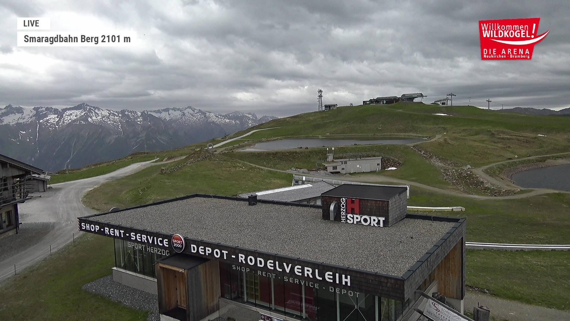 Archiv Foto Webcam Bergstation Smaragdbahn (Wildkogel-Arena)