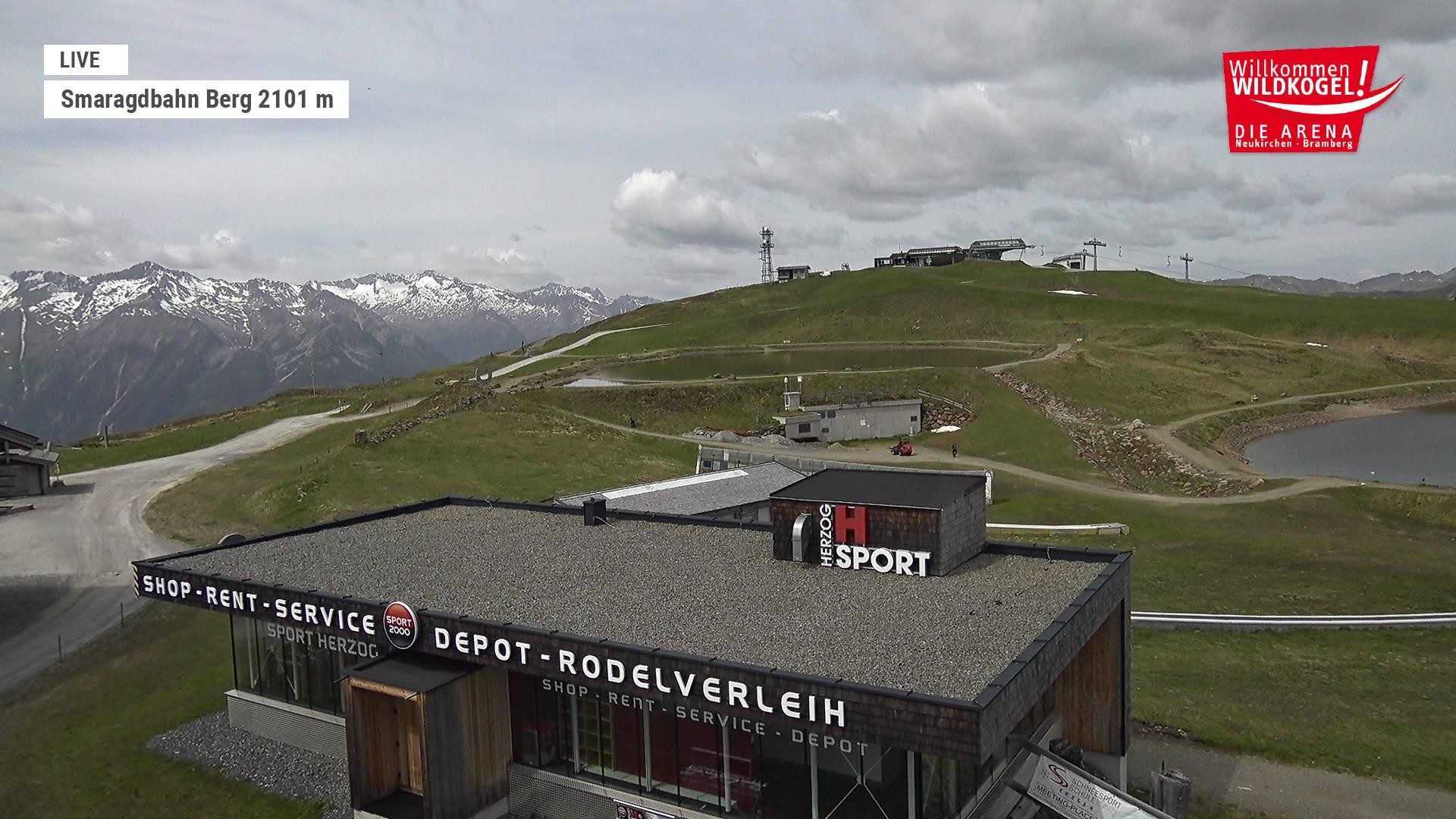 Archiv Foto Webcam Bergstation Smaragdbahn (Wildkogel-Arena)