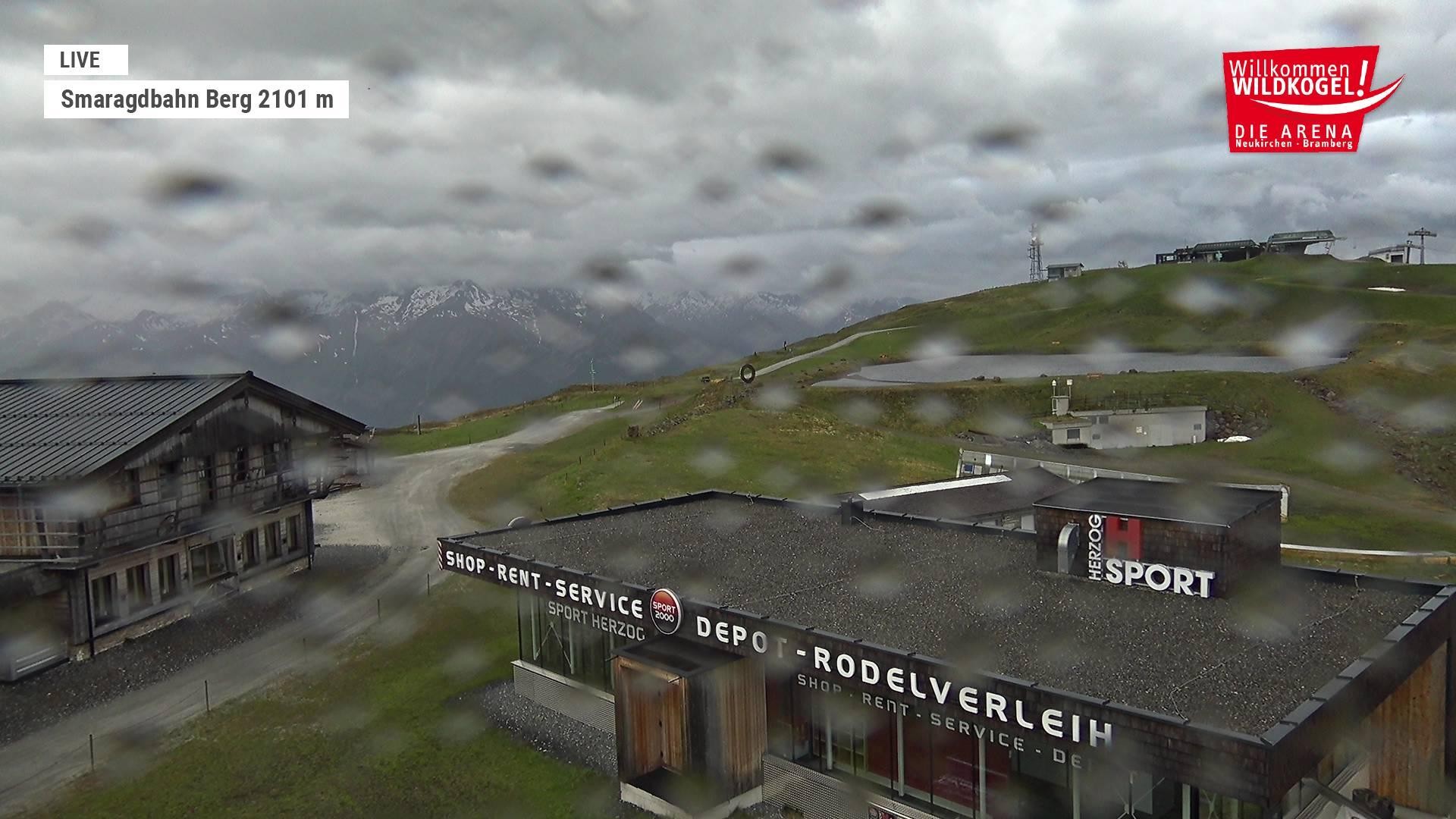 Archiv Foto Webcam Bergstation Smaragdbahn (Wildkogel-Arena)