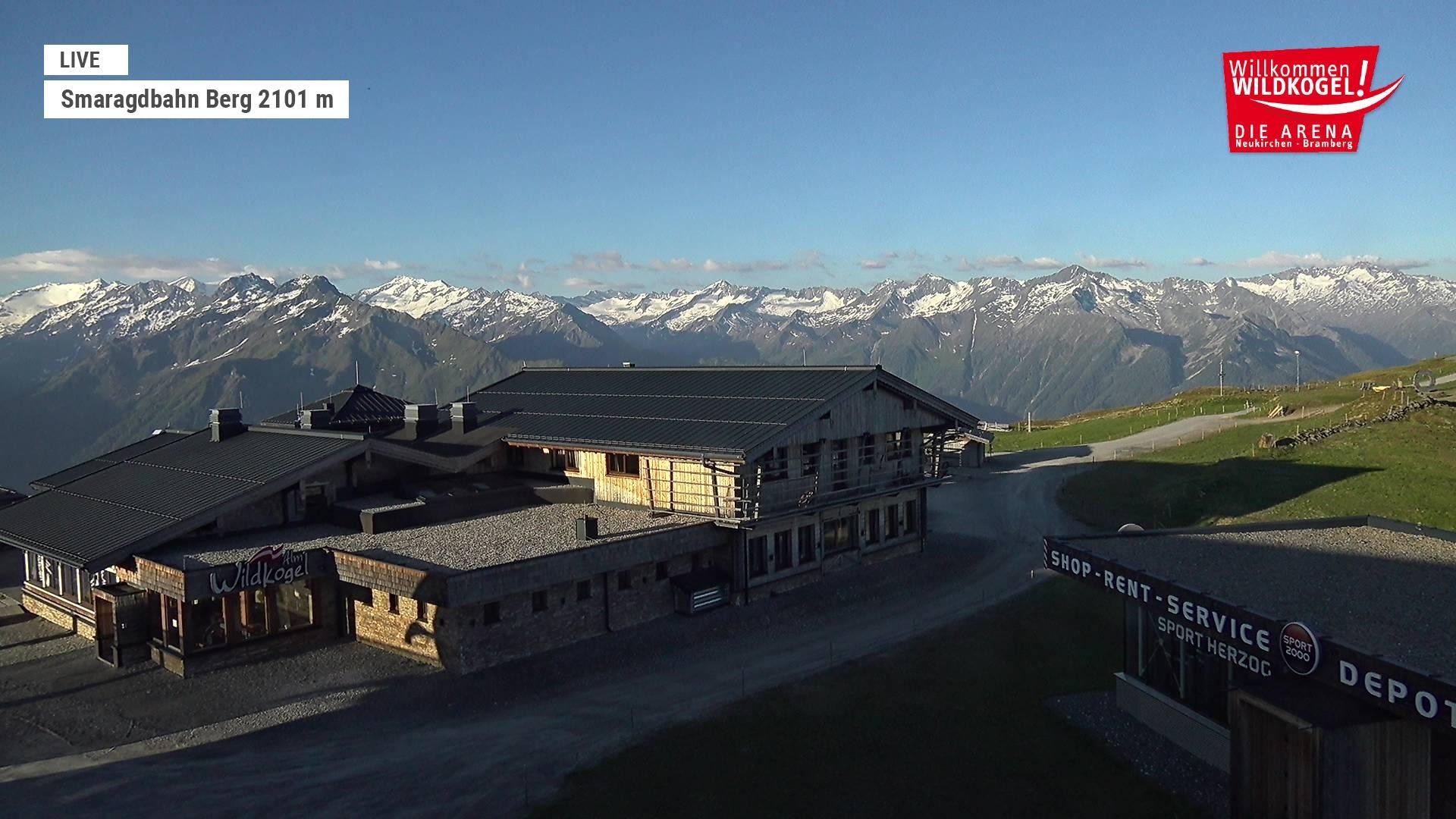 Archiv Foto Webcam Bergstation Smaragdbahn (Wildkogel-Arena)
