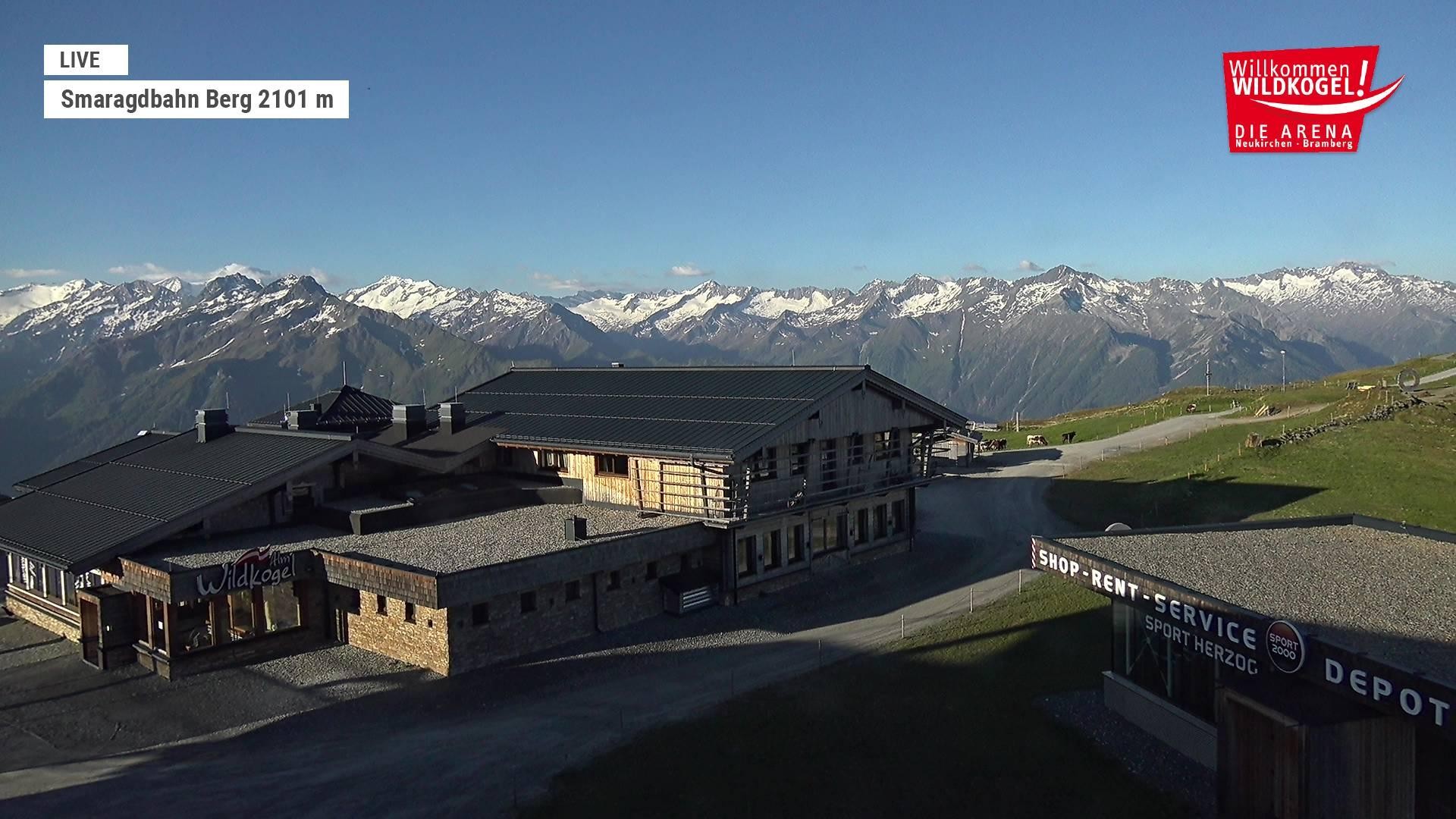 Archiv Foto Webcam Bergstation Smaragdbahn (Wildkogel-Arena)