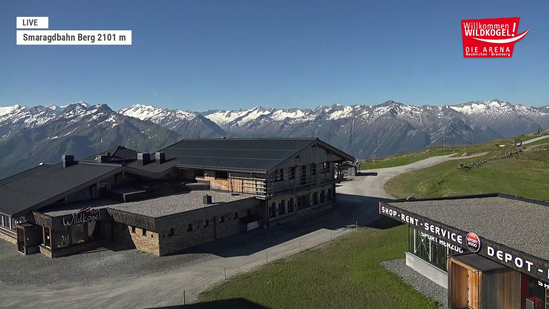 Archiv Foto Webcam Bergstation Smaragdbahn (Wildkogel-Arena)