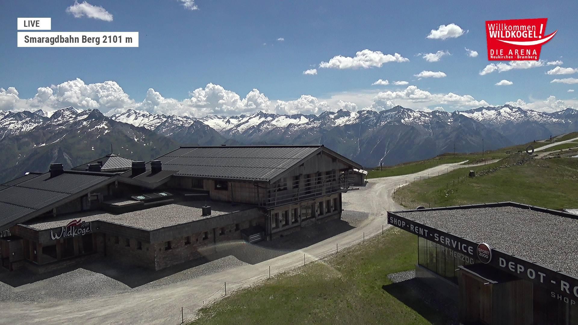 Archiv Foto Webcam Bergstation Smaragdbahn (Wildkogel-Arena)