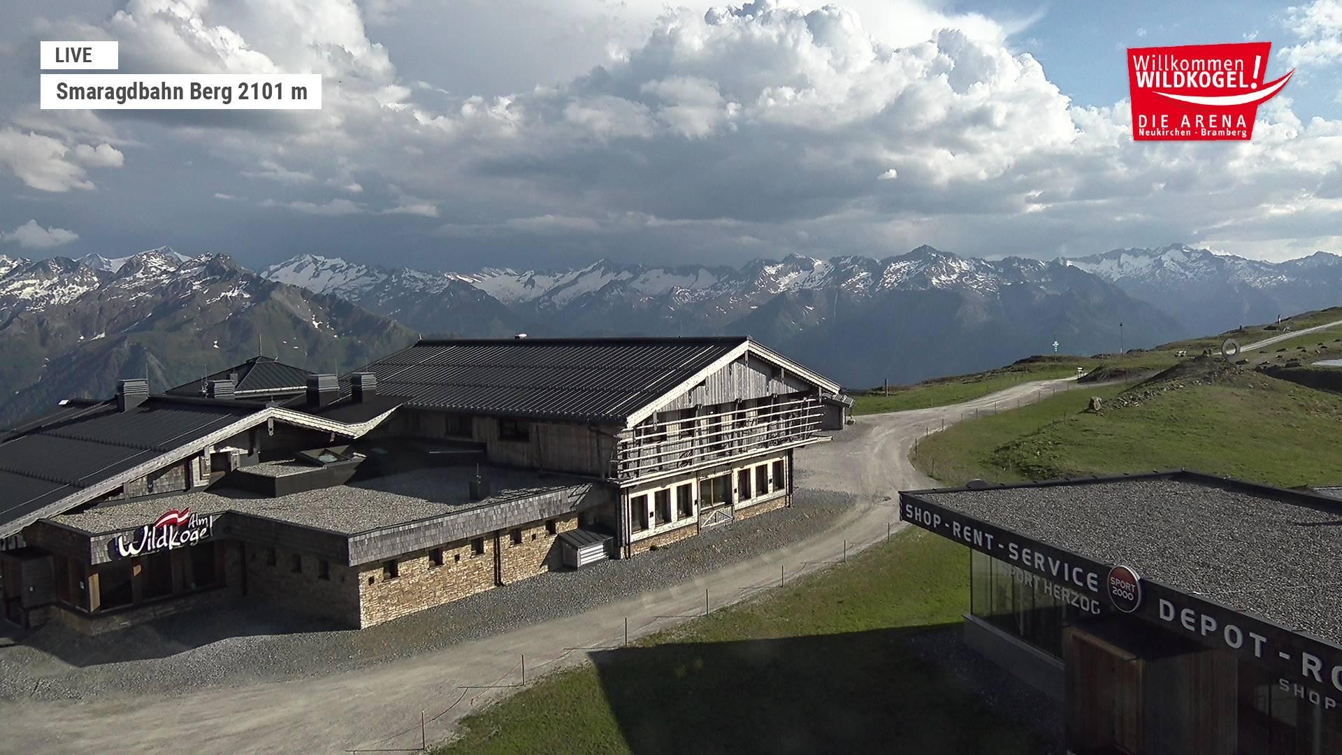 Archiv Foto Webcam Bergstation Smaragdbahn (Wildkogel-Arena)