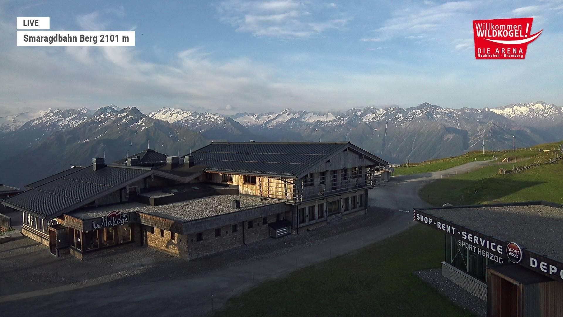 Archiv Foto Webcam Bergstation Smaragdbahn (Wildkogel-Arena)