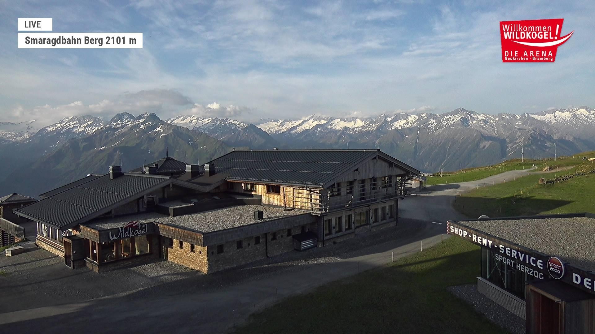 Archiv Foto Webcam Bergstation Smaragdbahn (Wildkogel-Arena)