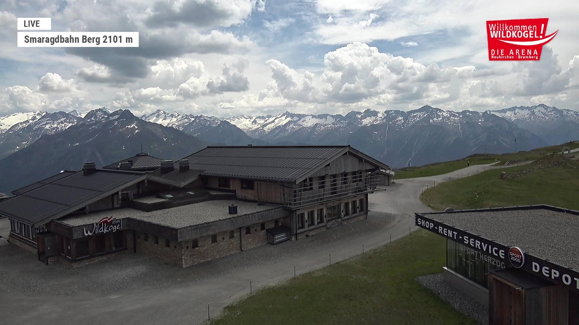 Archiv Foto Webcam Bergstation Smaragdbahn (Wildkogel-Arena)