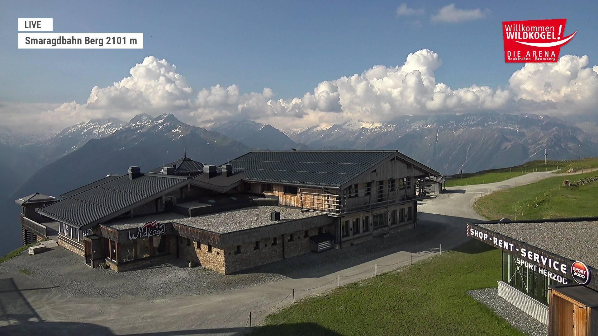 Archiv Foto Webcam Bergstation Smaragdbahn (Wildkogel-Arena)