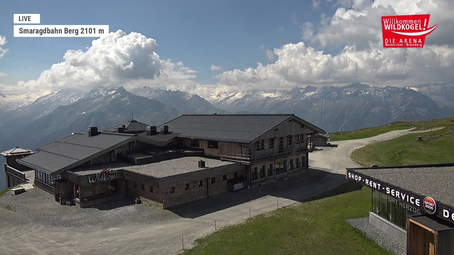 Archiv Foto Webcam Bergstation Smaragdbahn (Wildkogel-Arena)