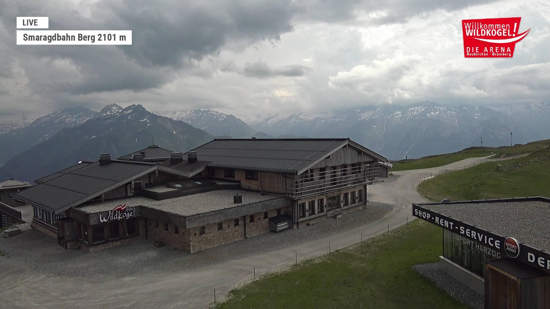 Archiv Foto Webcam Bergstation Smaragdbahn (Wildkogel-Arena)