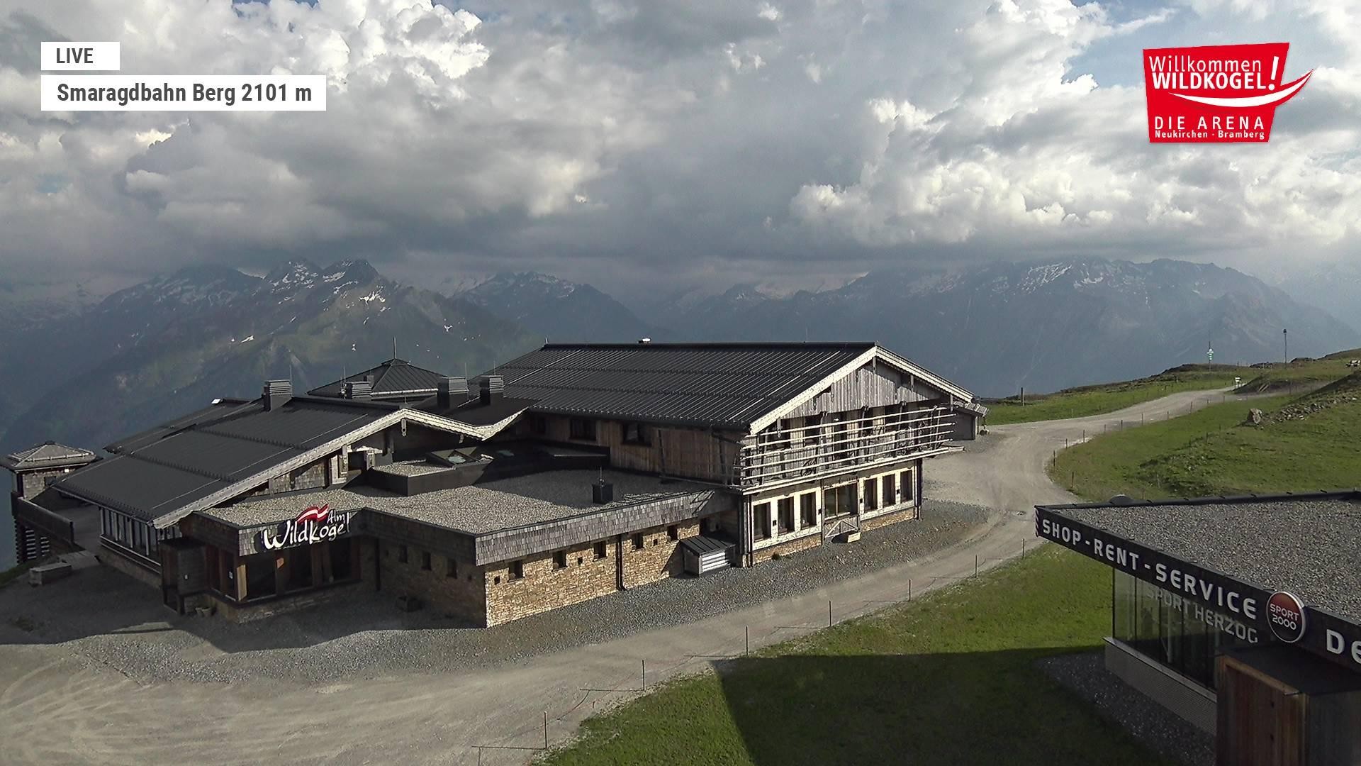 Archiv Foto Webcam Bergstation Smaragdbahn (Wildkogel-Arena)