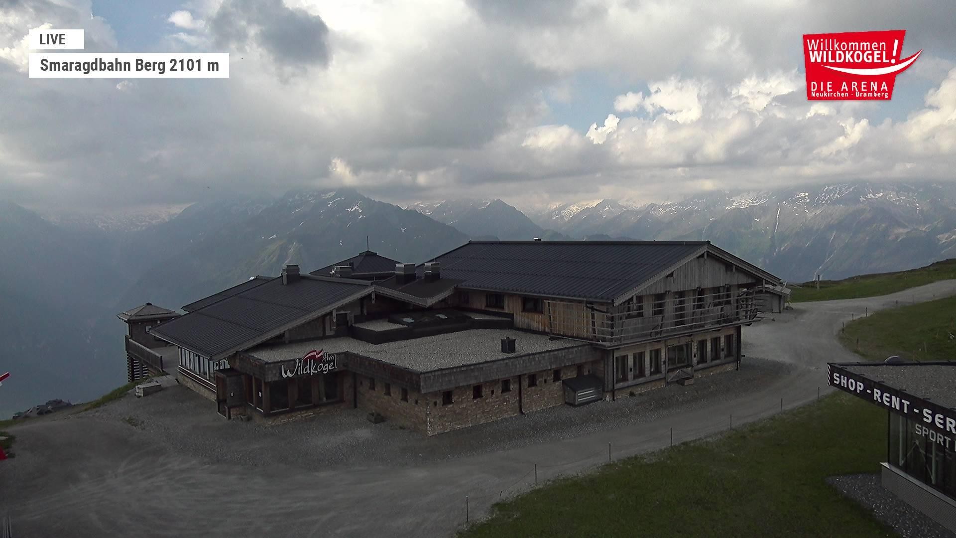 Archiv Foto Webcam Bergstation Smaragdbahn (Wildkogel-Arena)