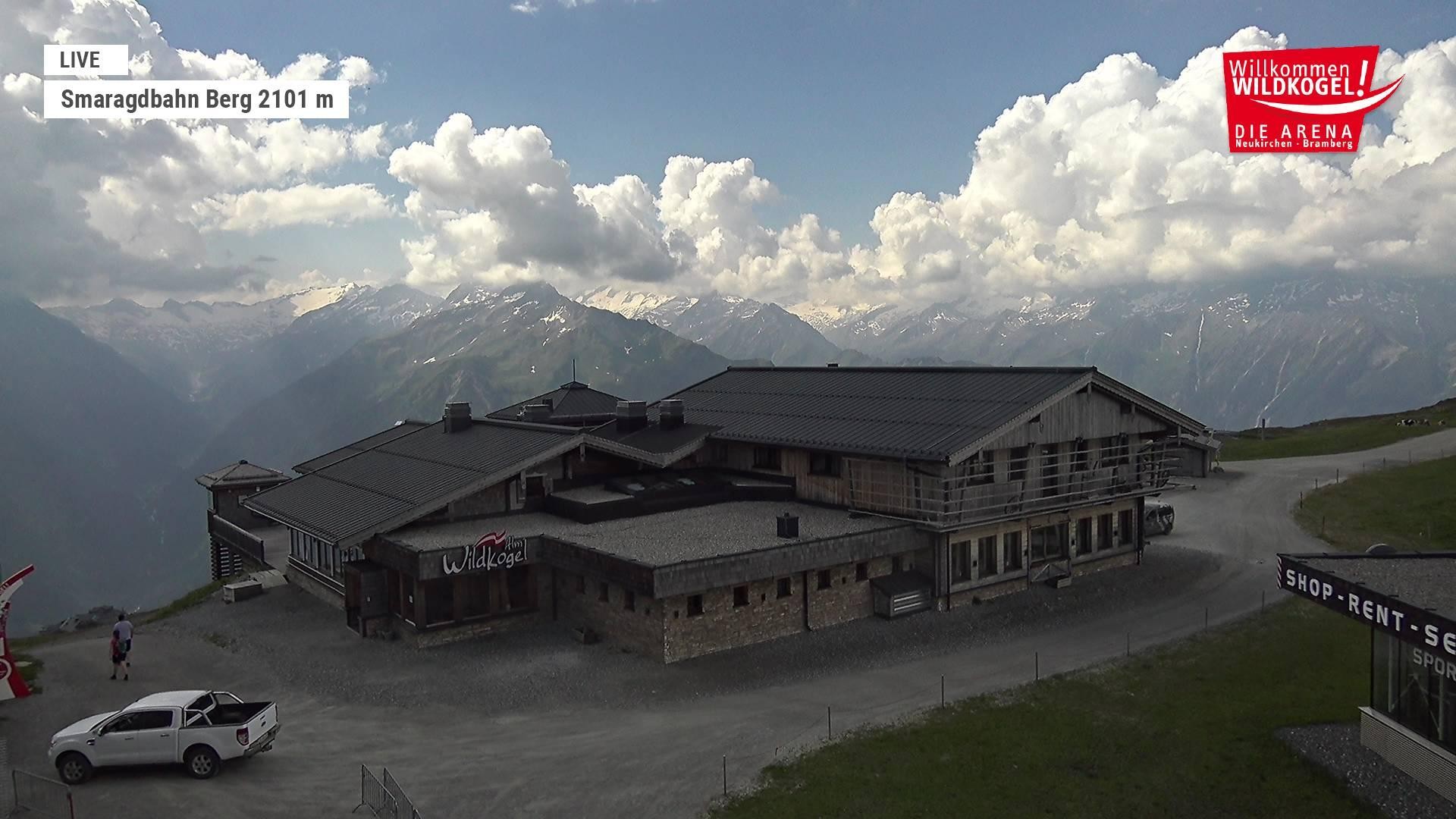 Archiv Foto Webcam Bergstation Smaragdbahn (Wildkogel-Arena)