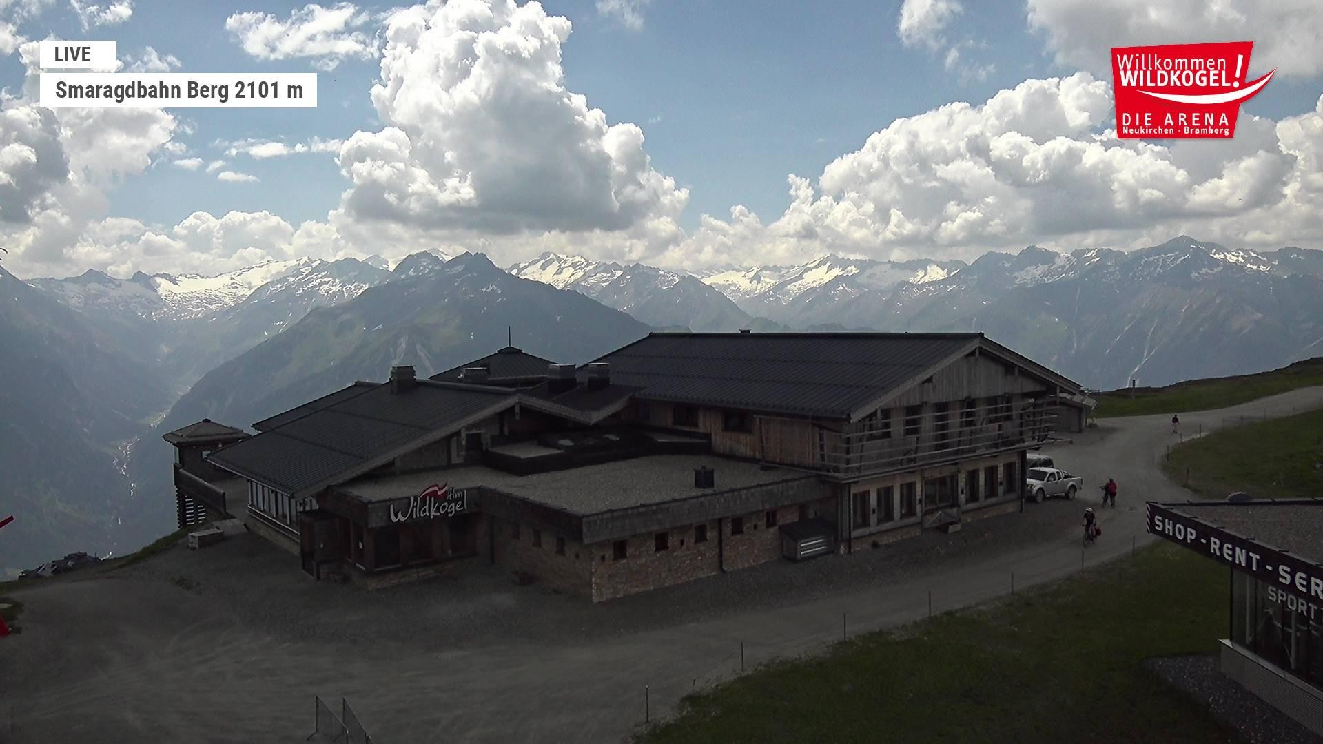 Archiv Foto Webcam Bergstation Smaragdbahn (Wildkogel-Arena)