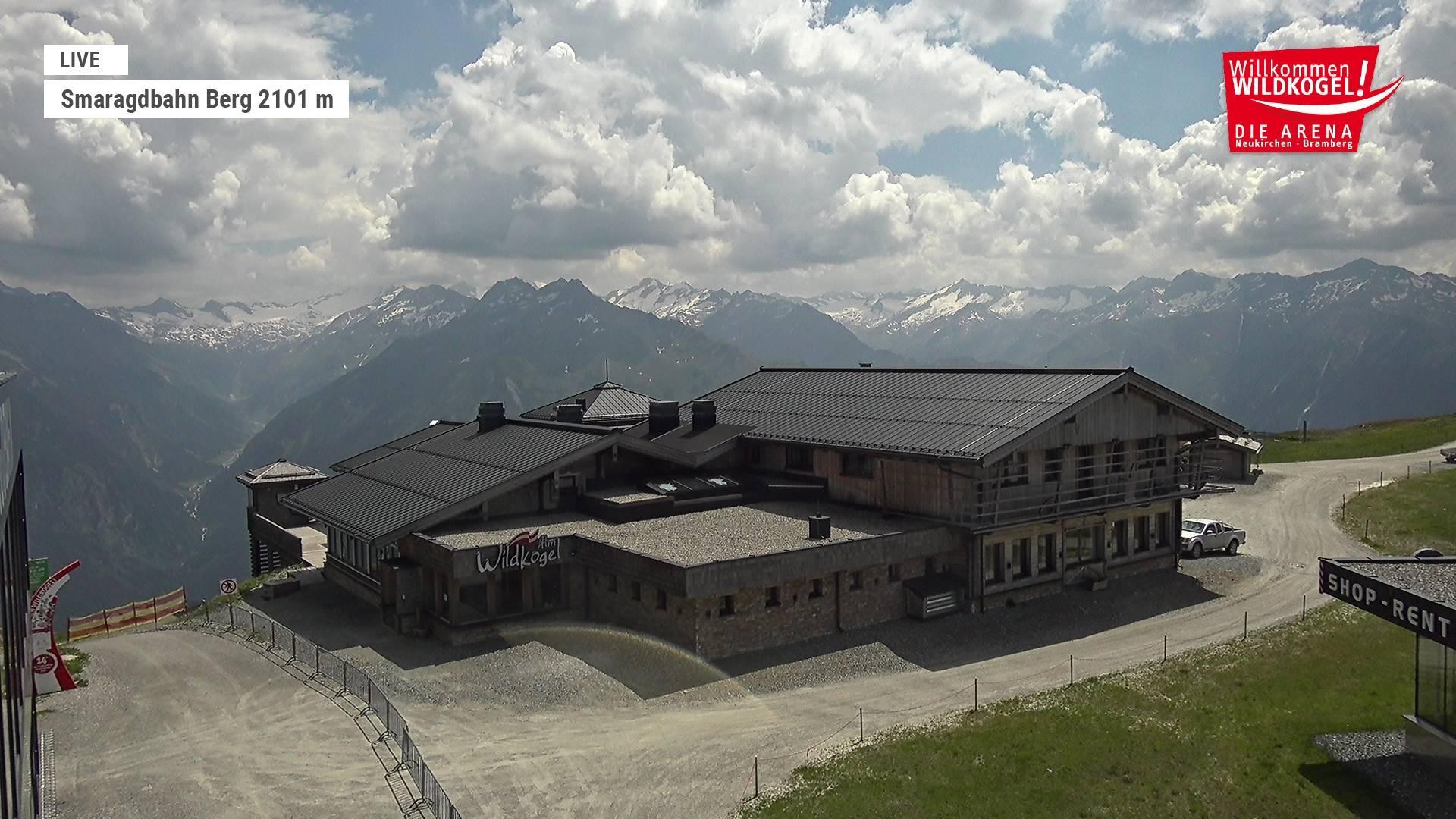 Archiv Foto Webcam Bergstation Smaragdbahn (Wildkogel-Arena)
