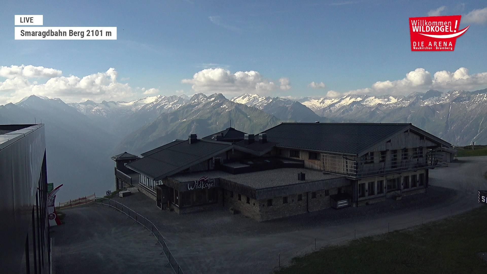 Archiv Foto Webcam Bergstation Smaragdbahn (Wildkogel-Arena)